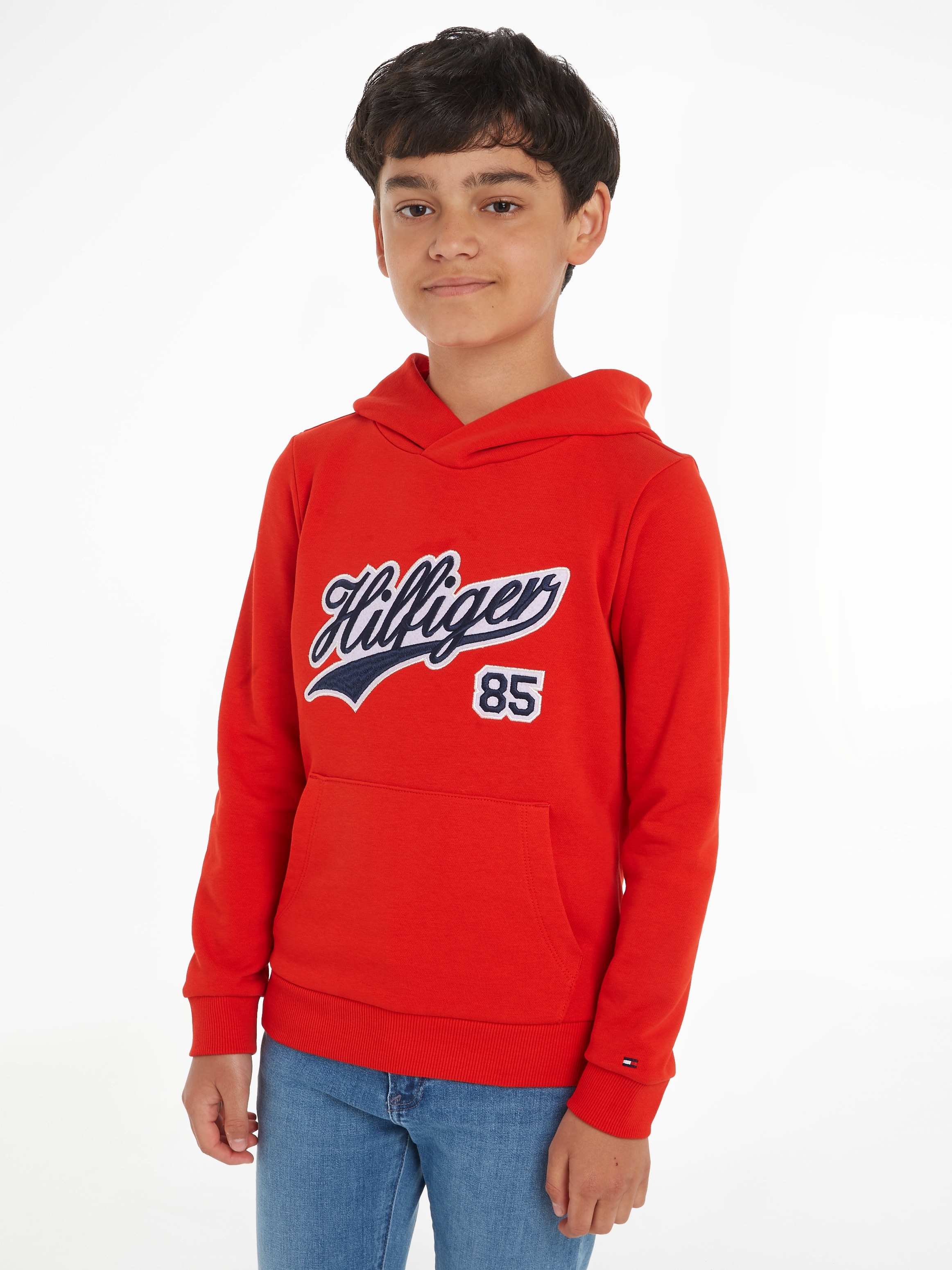 ✵ Tommy Hilfiger Kapuzensweatshirt »HILFIGER SCRIPT HOODIE«, mit grosser  Logostickerei günstig bestellen | Jelmoli-Versand | Sweatshirts