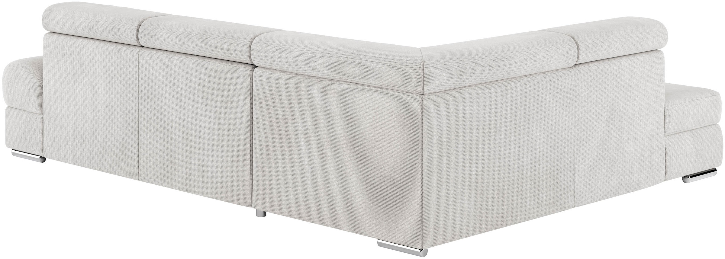 sit&more Ecksofa »Broadway L-Form«, mit verstellbaren Kopfteilen, wahlweise mit Bettfunktion