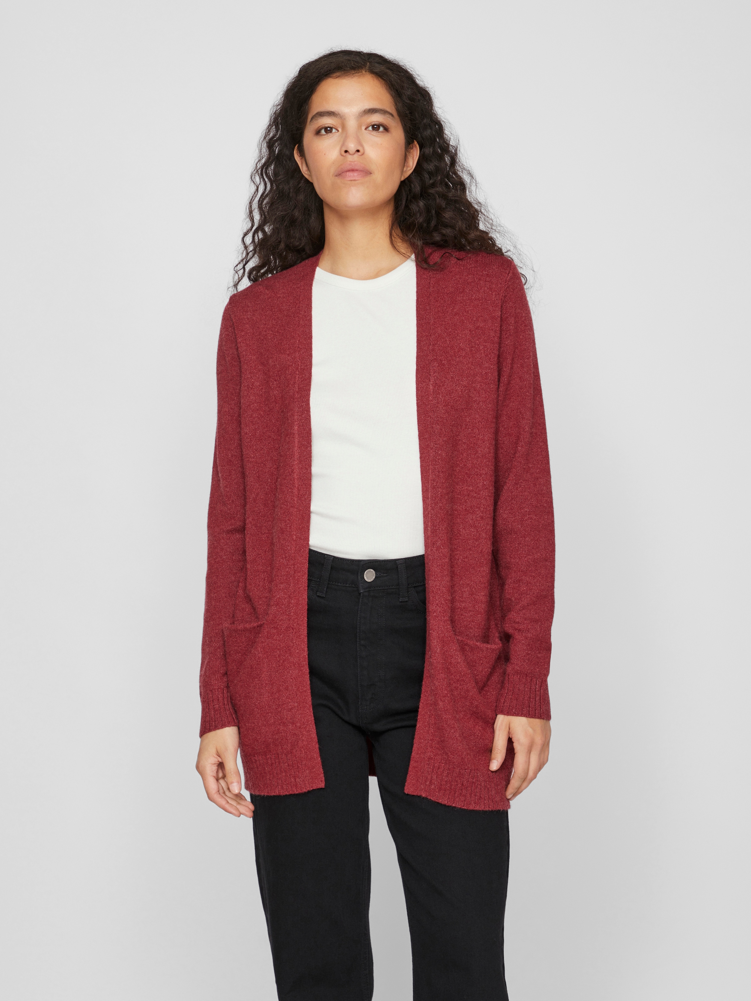 Vila Strickjacke »VIRIL OPEN L/S KNIT CARDIGAN - NOOS«