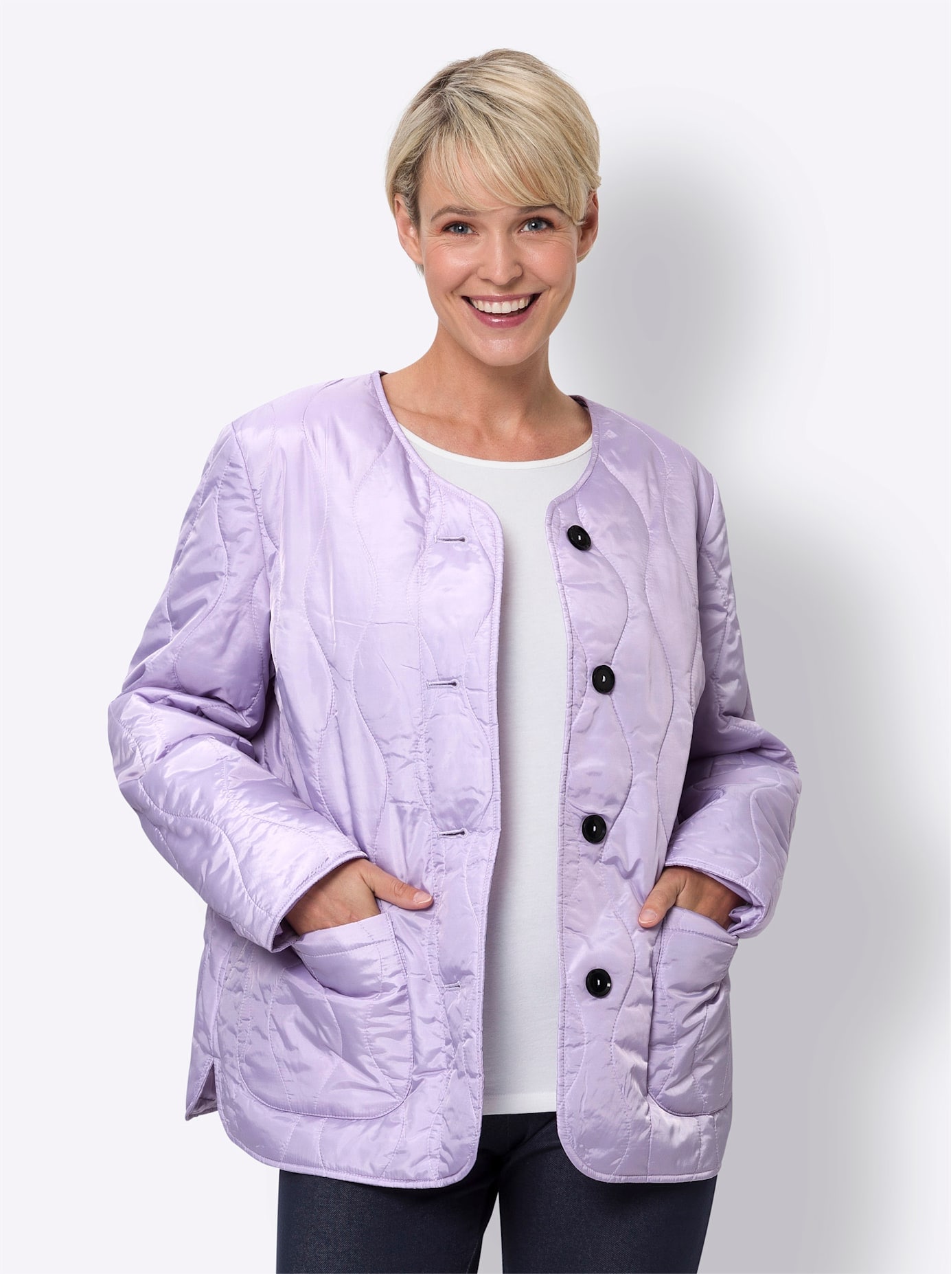 Classic Basics Steppjacke, ohne Kapuze