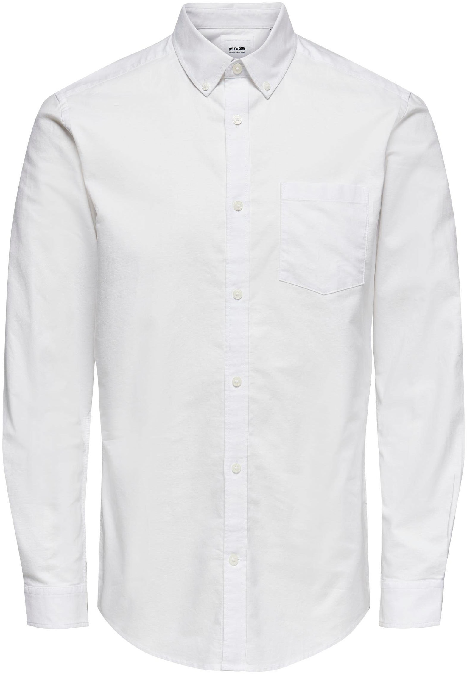 ONLY & SONS Langarmhemd »NEIL LIFE ORGANIC OXFORD SHIRT«