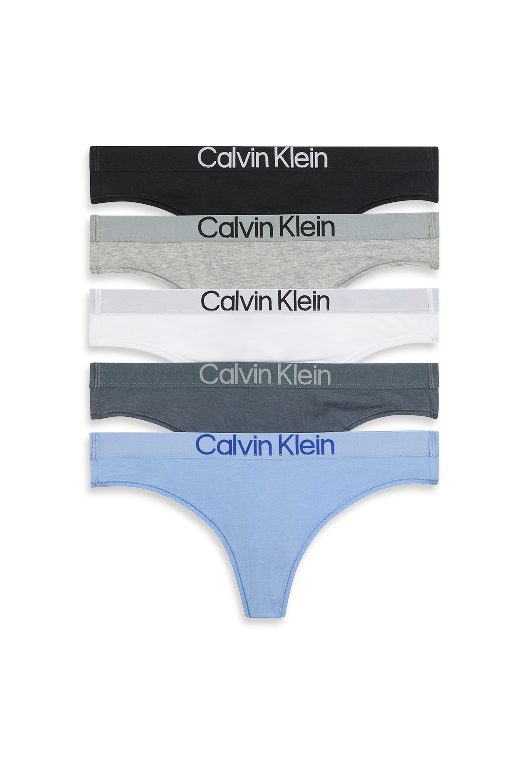 Calvin Klein Underwear Tanga »THONG 5PK« Packung, 5er-Pack, 5 Stk. Mit elastischem Bund