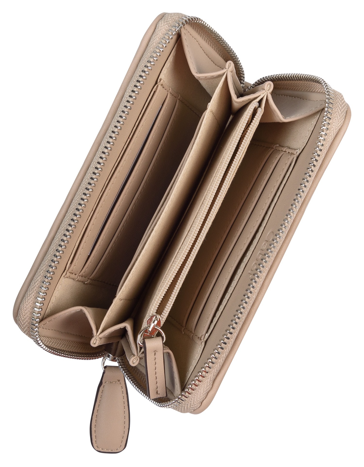 Gabor Geldbörse »Medium zip wallet«, in Flecht Optik