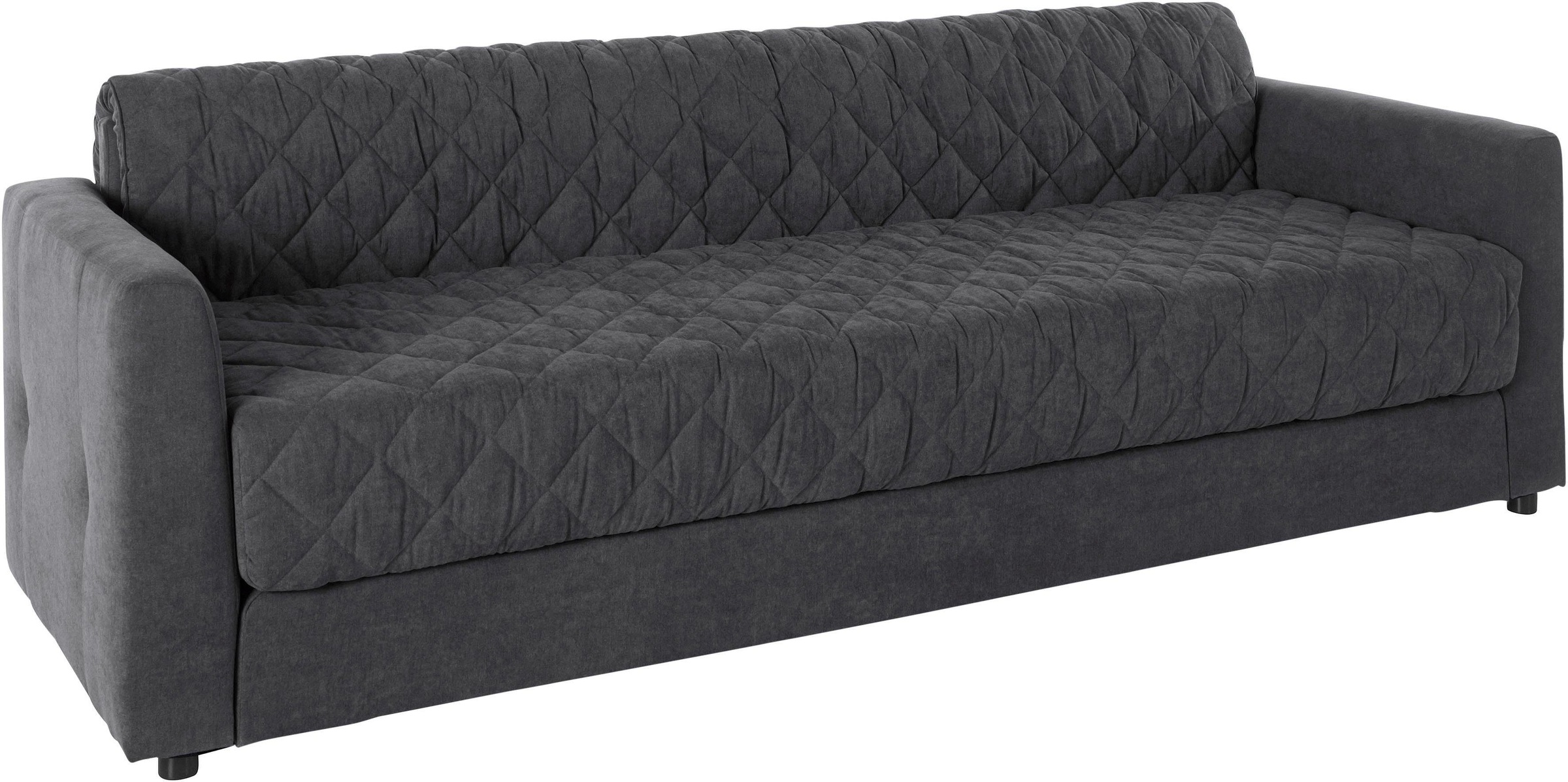 OTTO home Schlafsofa "Kelly" Topper inklusive; mit Federkern, Bezug ist abnehmbar