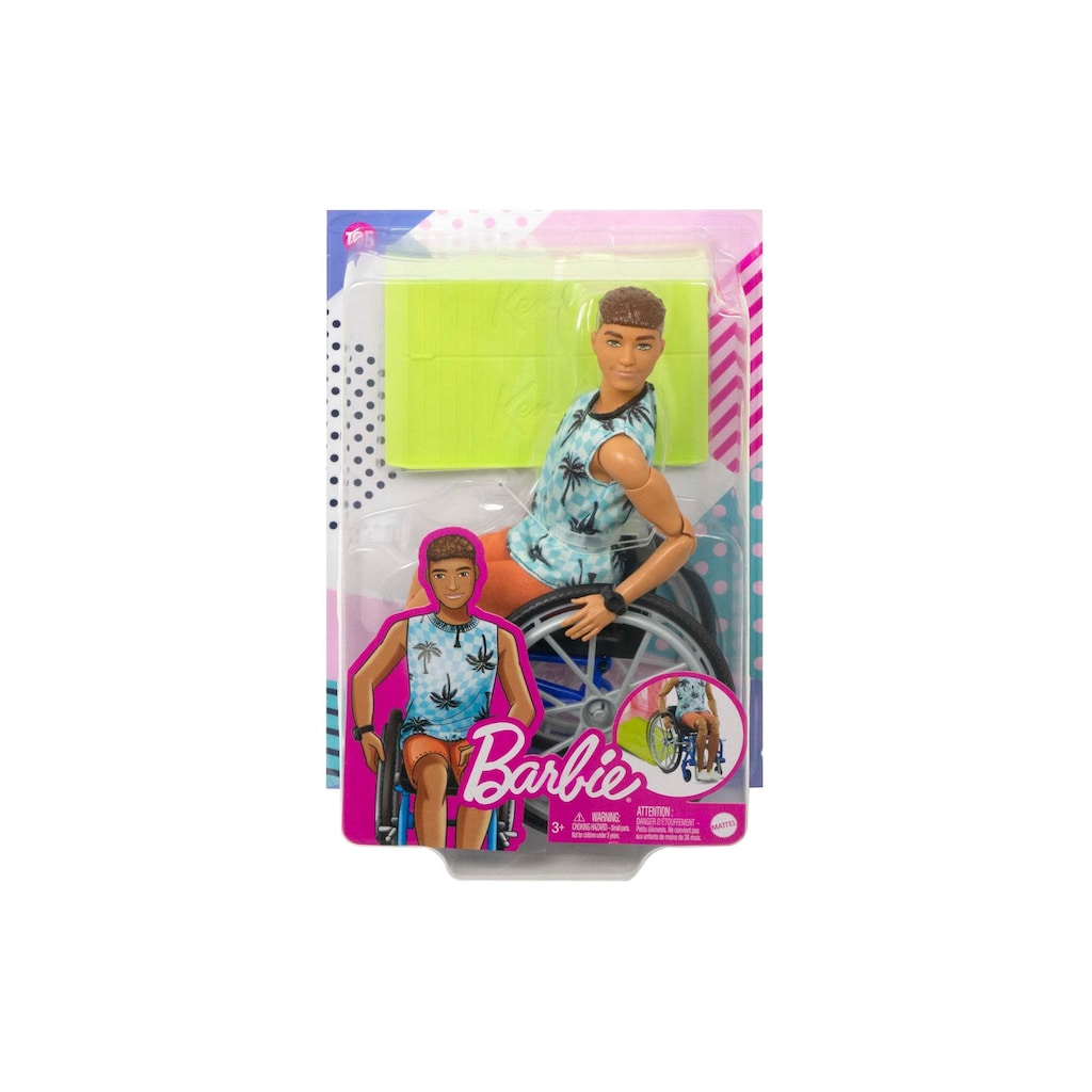 Barbie Anziehpuppe »Barbie Ken Fashionistas Puppe im Rollstuhl«