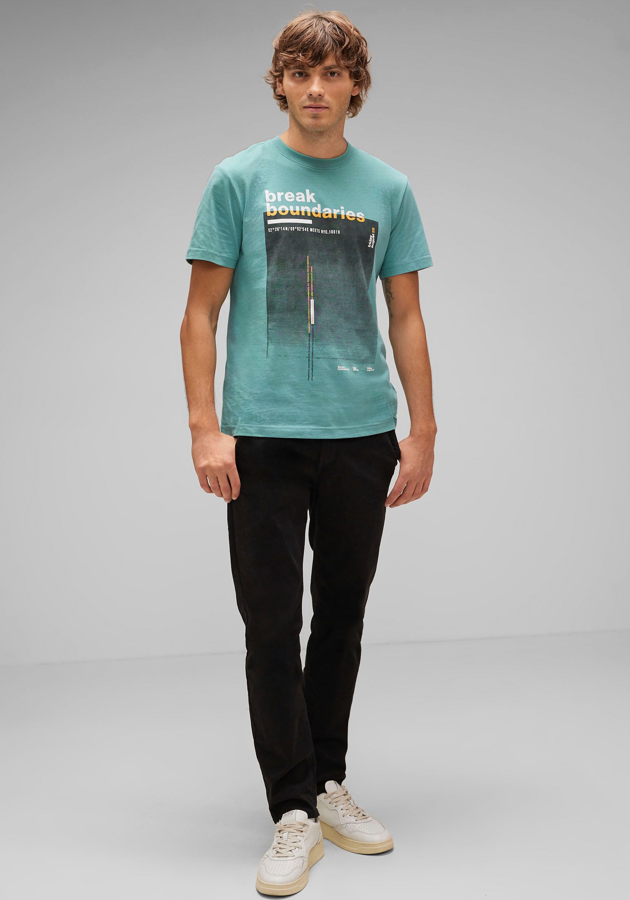 STREET ONE MEN T-Shirt, | mit online kaufen Jelmoli-Versand Frontprint
