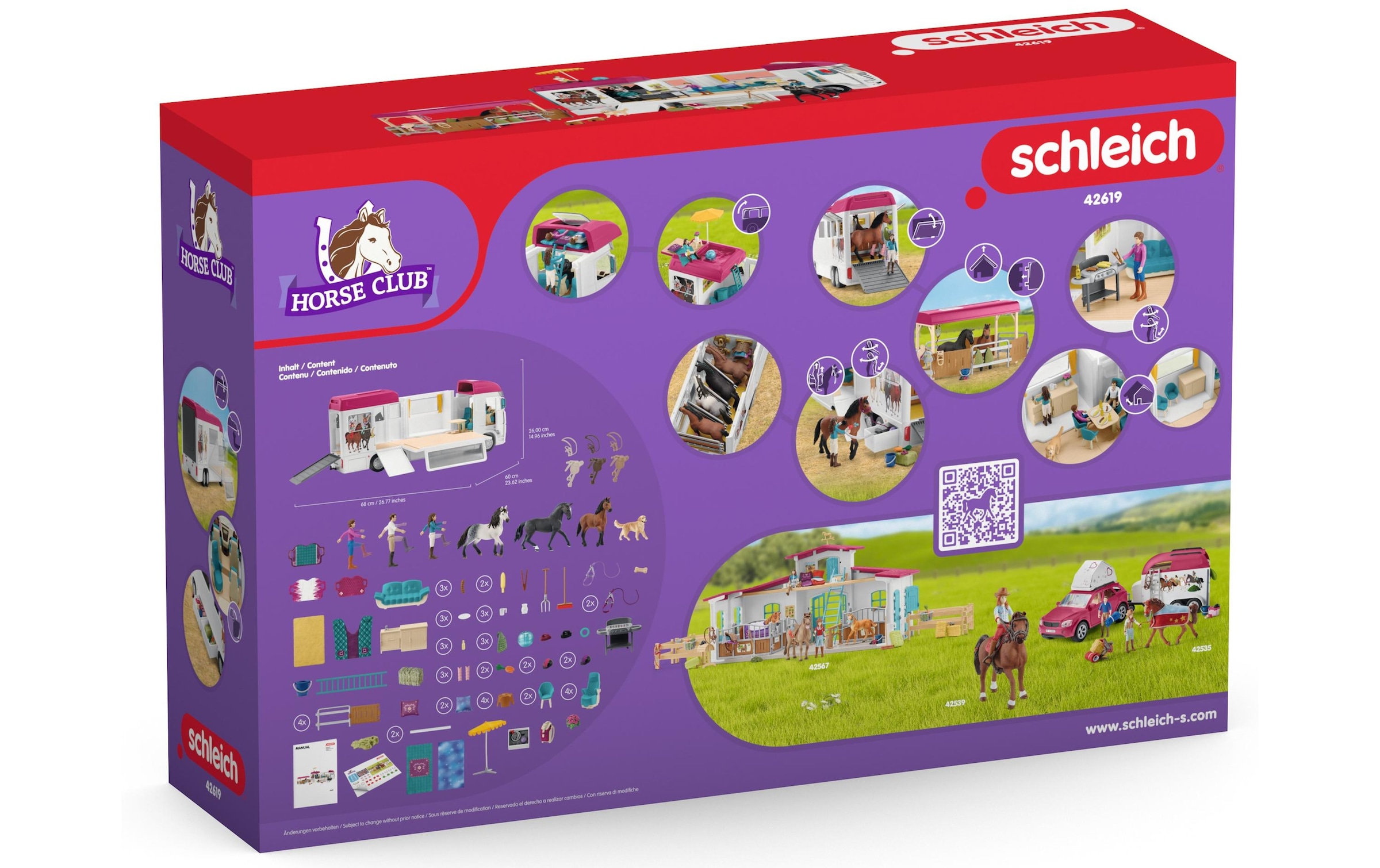 Schleich® Spielfigur »Horse Club Pferdetransporter«