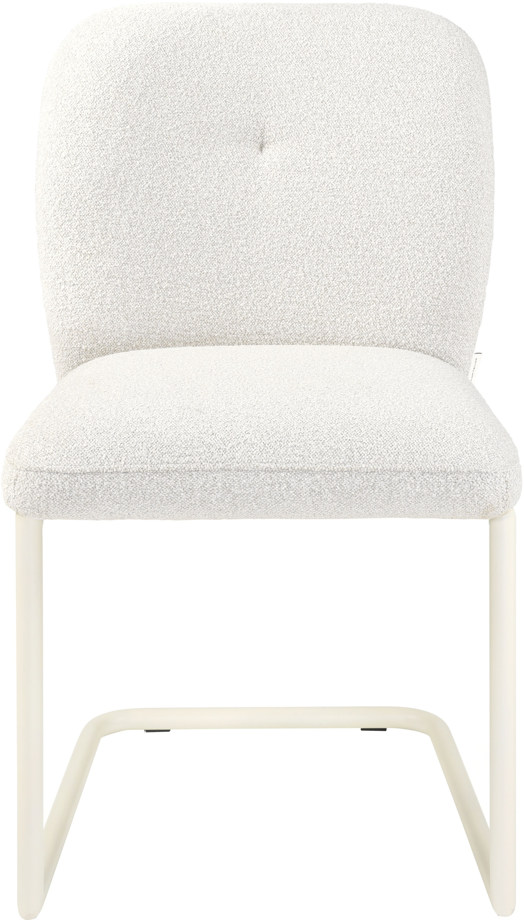 TOM TAILOR HOME Freischwinger »PEBBLE CHAIR«, (Set), 2 St., Webstoff Bouclé, Esszimmerstuhl, Freischwinger, 140 kg belastbar, Rundrohrgestell