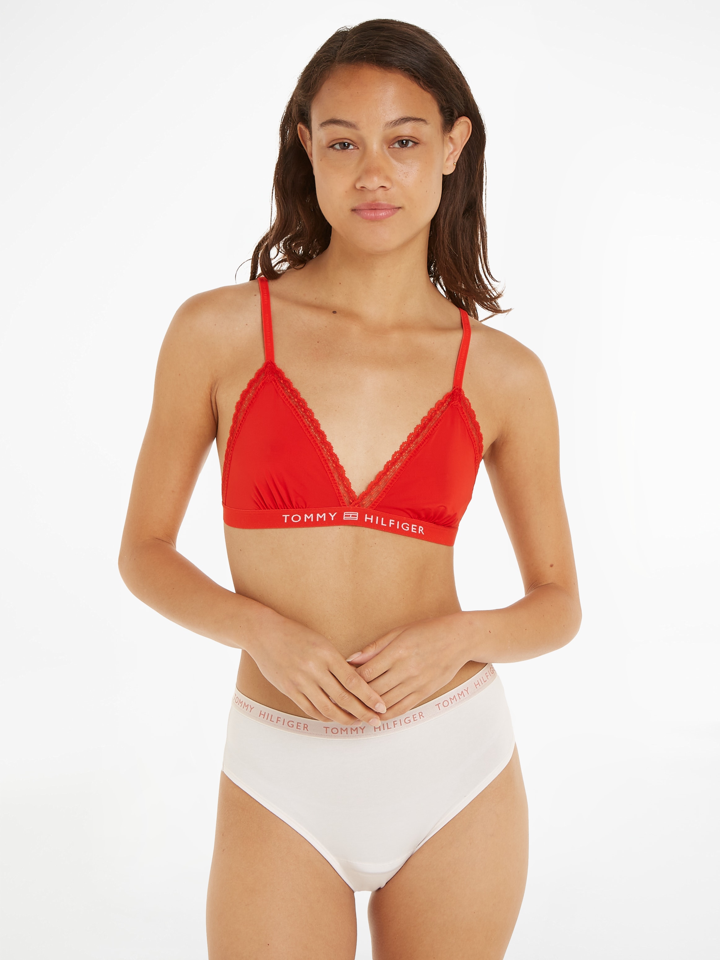 Bralette-BH »UNLINED TRIANGLE«, mit Tommy Hilfiger Markenlabel