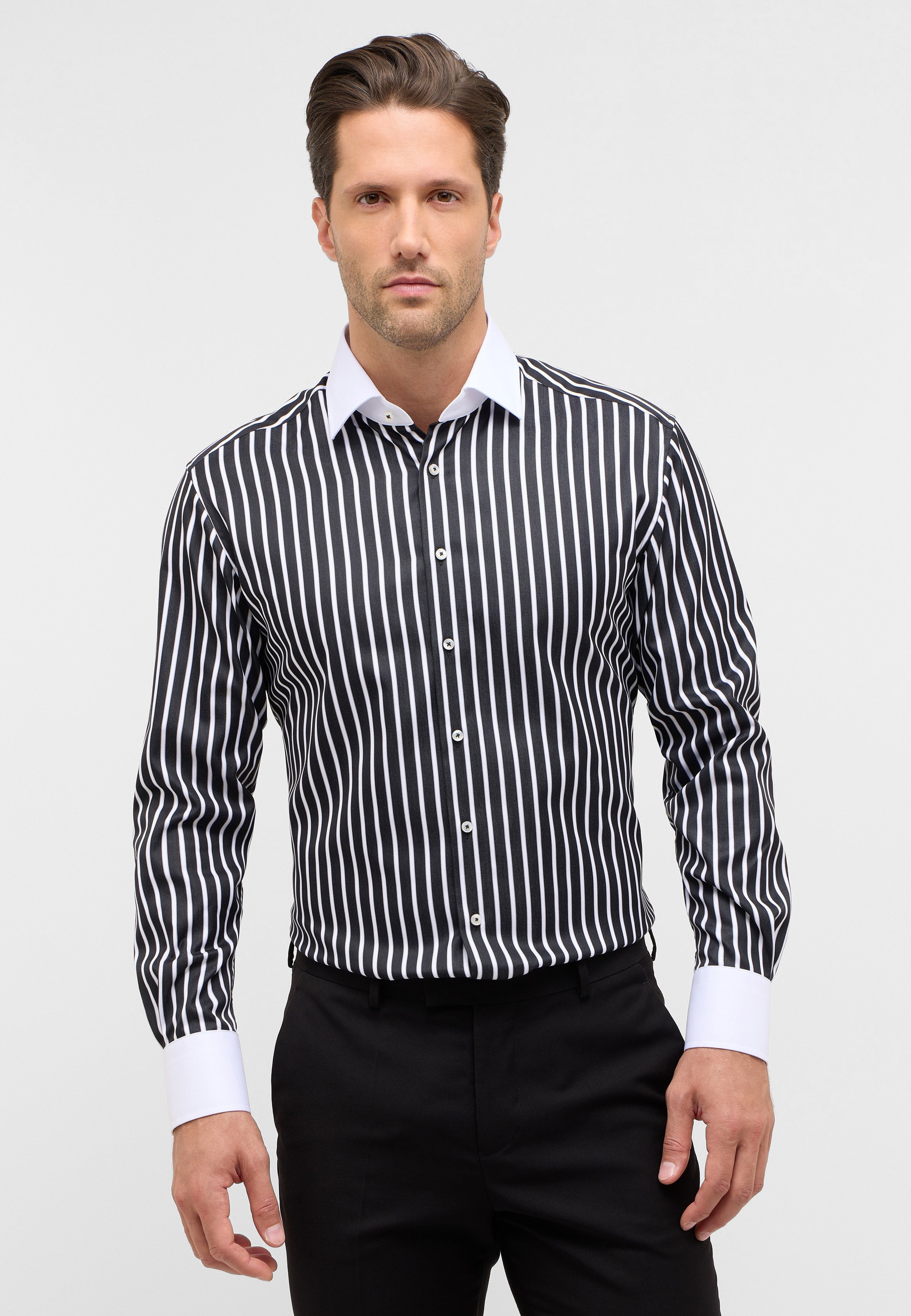 Eterna Langarmhemd »MODERN FIT« NON IRON (bügelfrei)