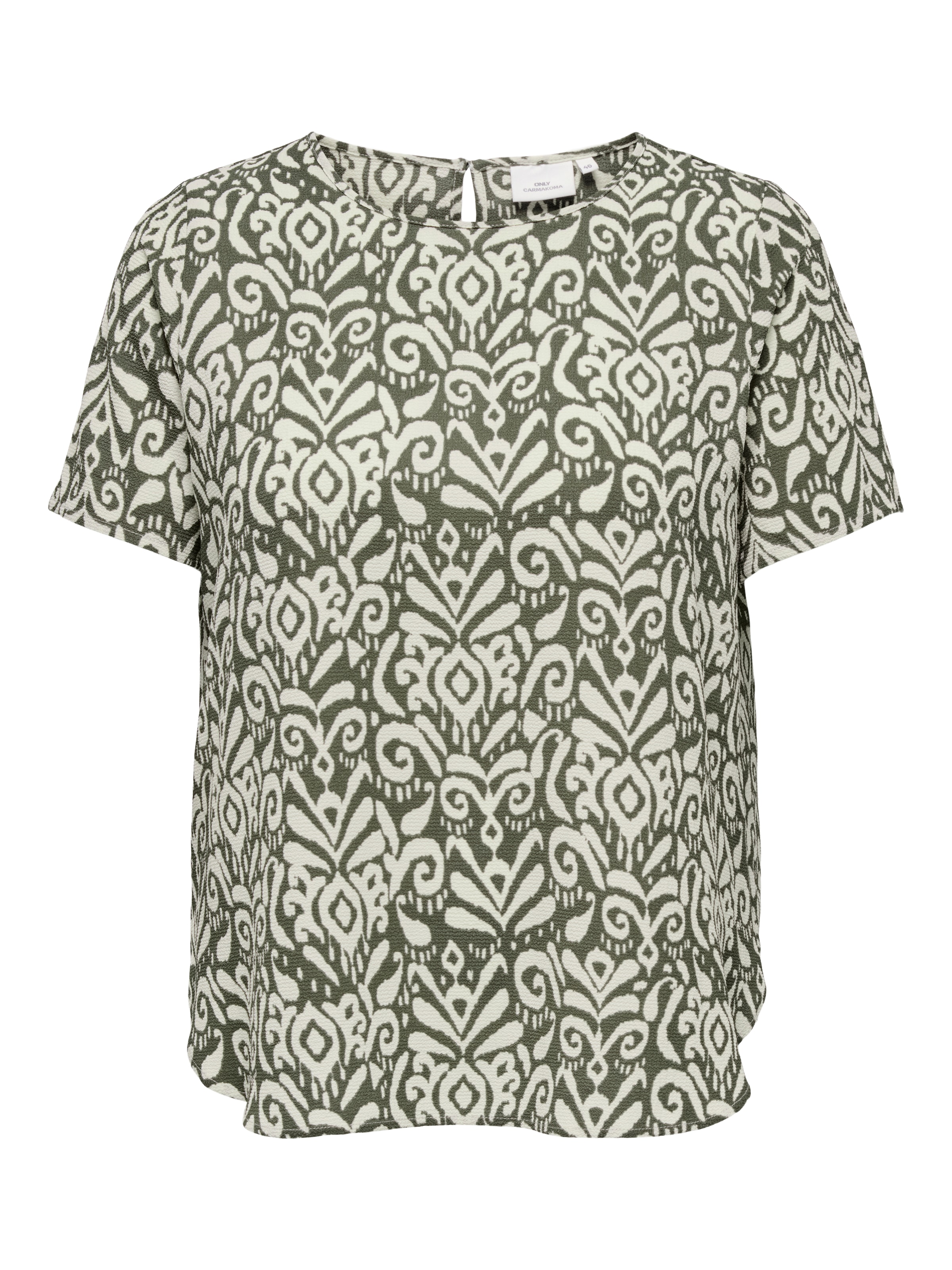 ONLY CARMAKOMA Shirtbluse »CARVICA SS TOP WVN NOOS«