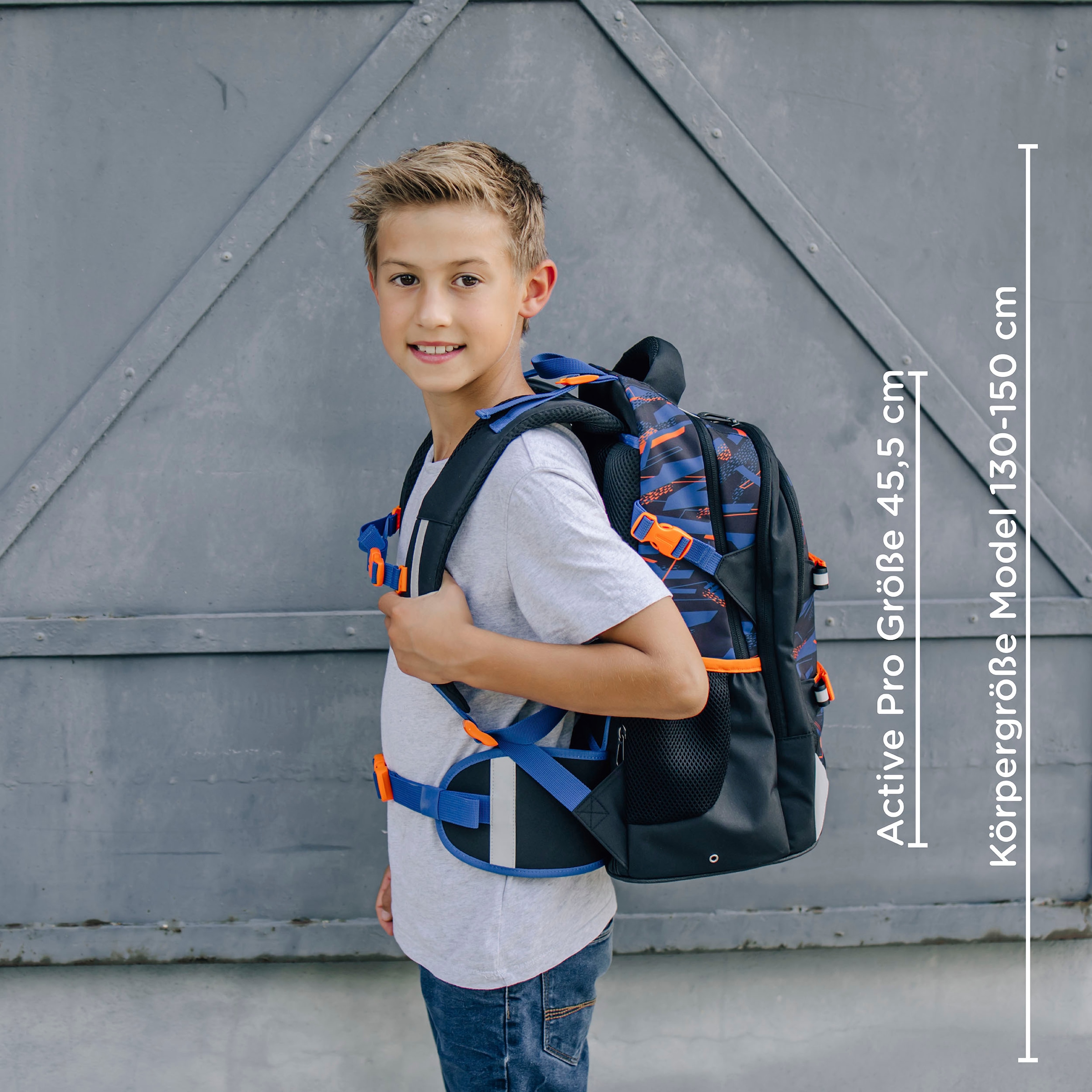 neoxx Schulrucksack »Active Pro, Streetlight«