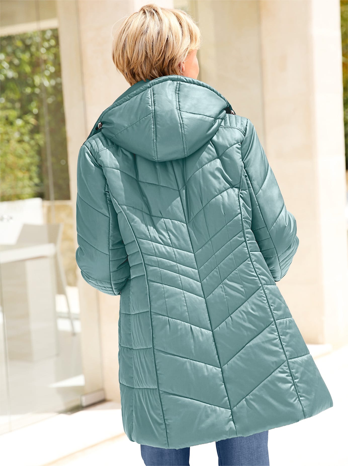 Casual Looks Steppjacke mit Kapuze