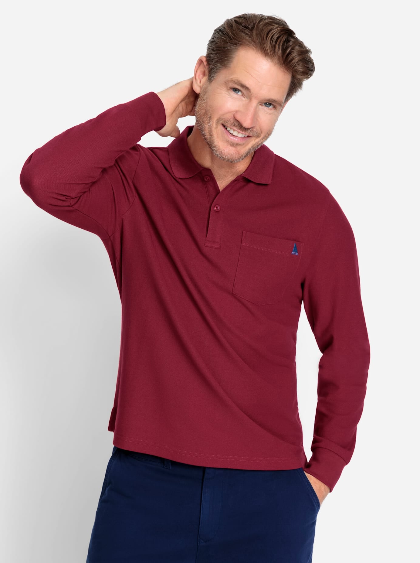 Poloshirt »Langarm-Shirt«