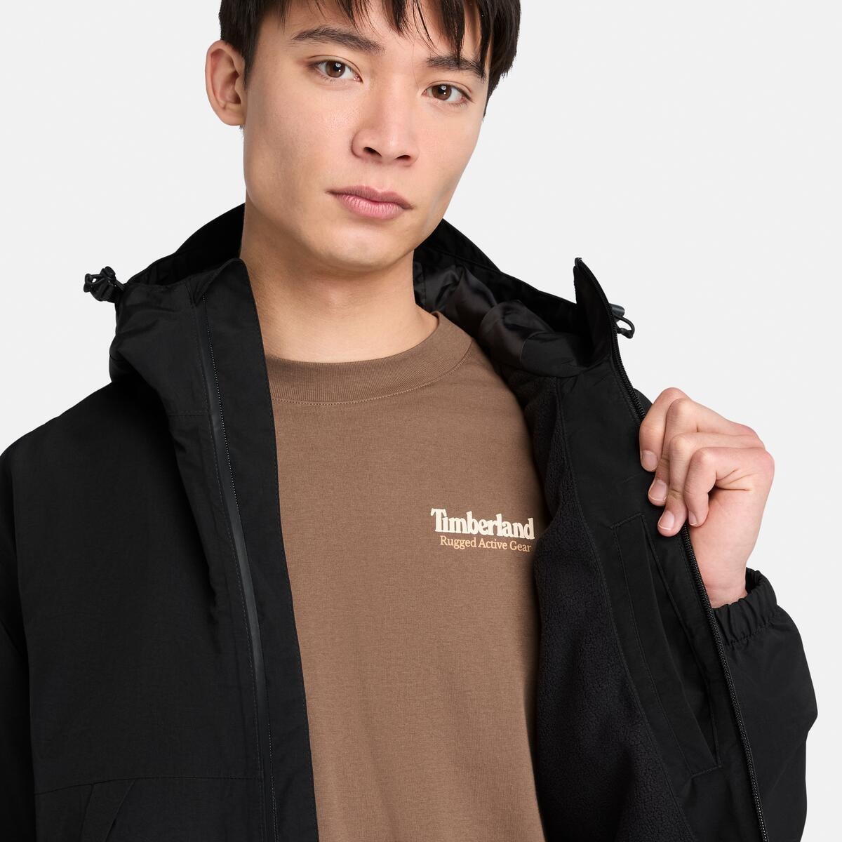 Timberland Funktionsparka »WINNICK Waterproof Fleece Lined Par«, (1 St.)