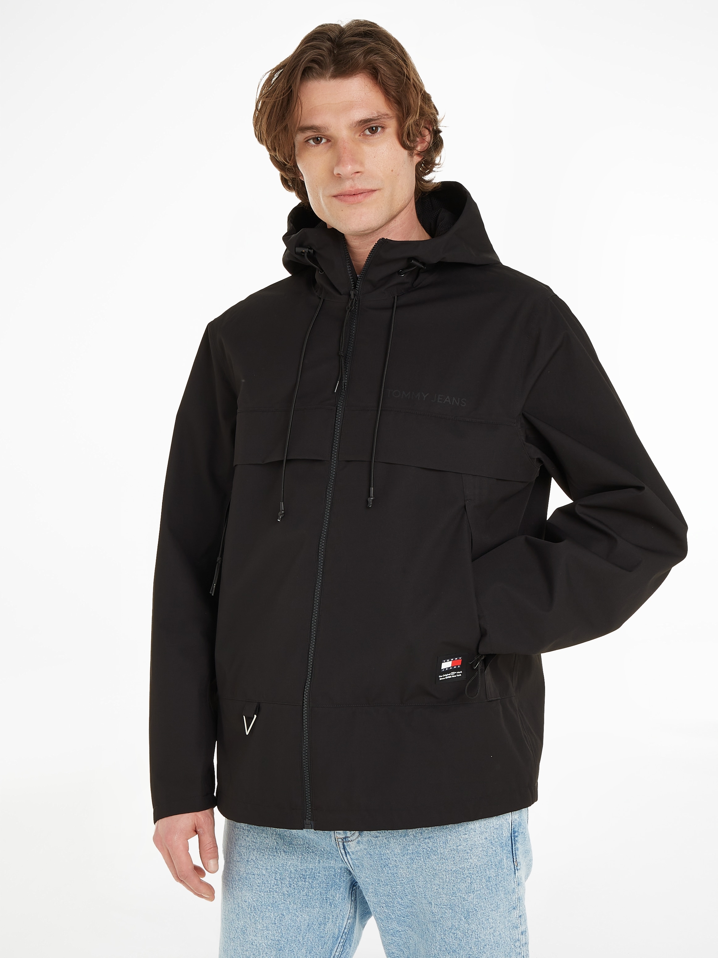 Outdoorjacke »TJM TECH OUTDOOR CHICAGO EXT«, mit Kapuze, mit Logo-Schriftzug auf der...