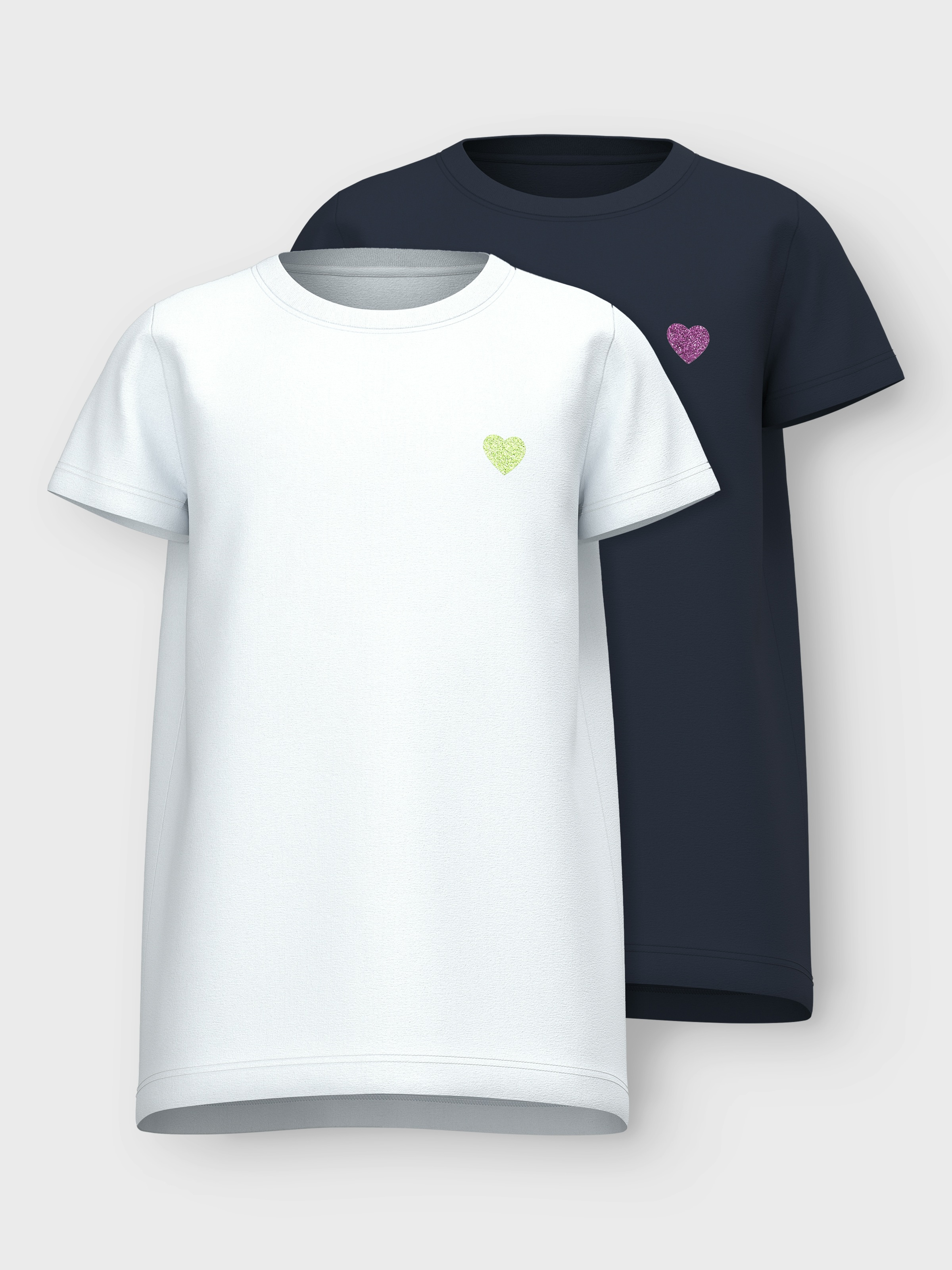 Name It Kurzarmshirt »NKFVIOLINE 2P SS LOOSE TOP« Packung, 2 Stk.