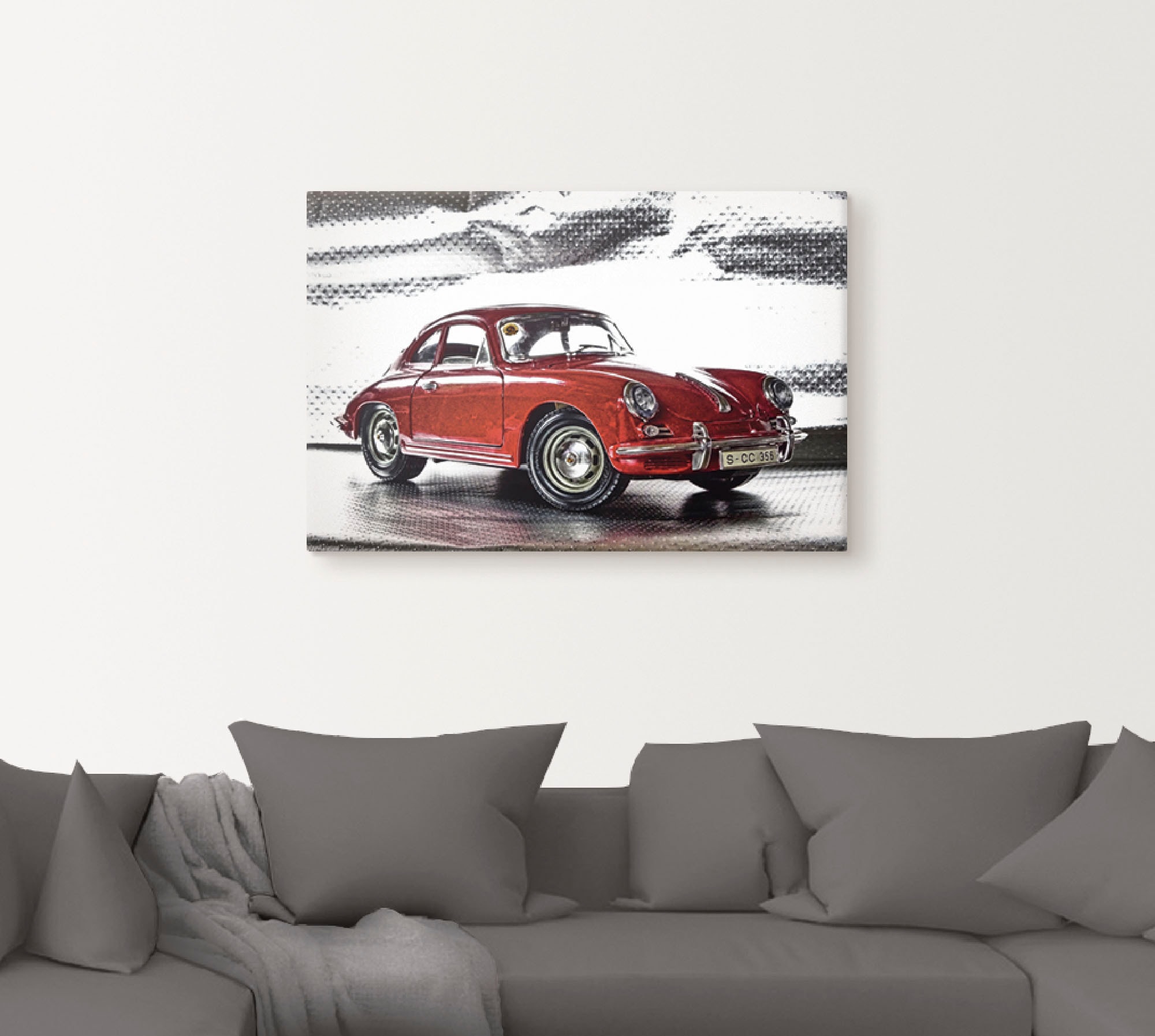 Artland Wandbild »Klassiker - Der Porsche 356«, Auto, (1 St.), als Alubild, Outdoorbild, Leinwandbild, Poster, Wandaufkleber