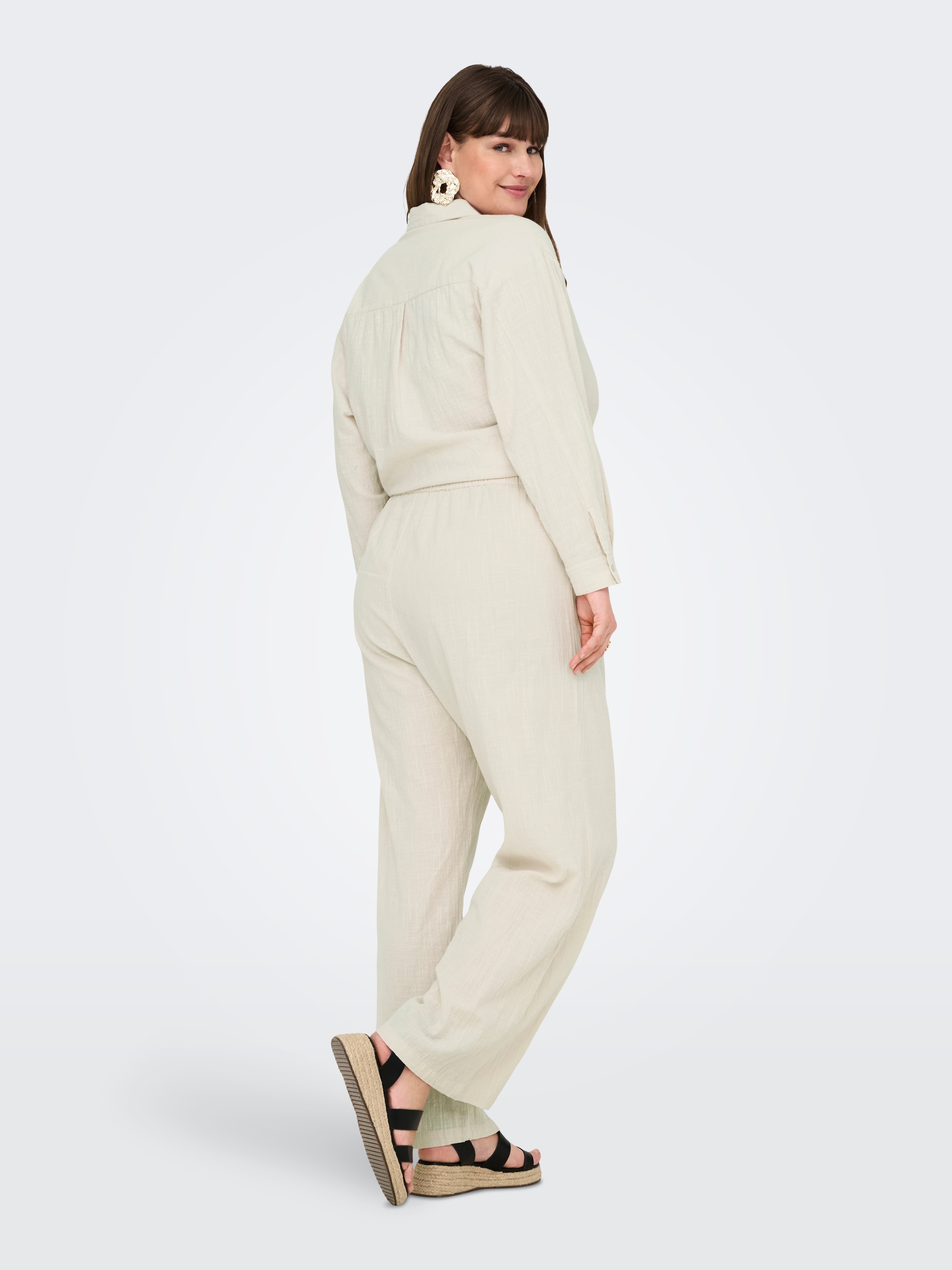 ONLY CARMAKOMA Schlupfhose »CARTIZANA COTTON LOOSE PANTS WVN NOOS«, Sommerhose
