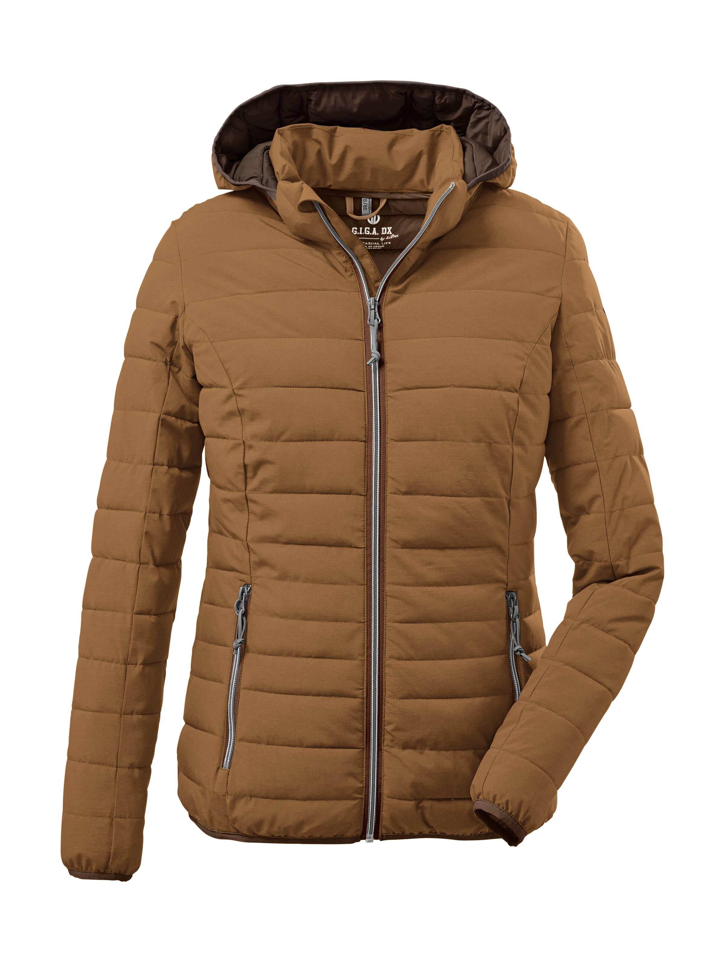 G.I.G.A. DX by killtec Steppjacke "GS 222 WMN QLTD JCKT" Leichte, wasserabweisende Damenjacke mit abzippbarer Kapuze