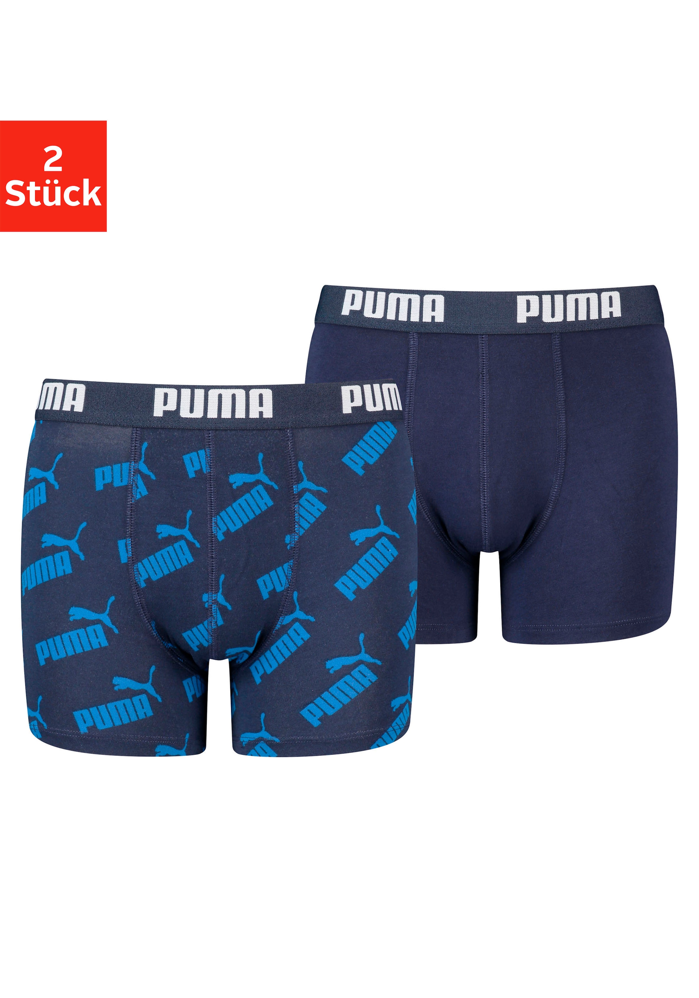 PUMA Boxer, (Packung, 2 St.), für Jungen mit Markenschriftzug im Bund kaufen