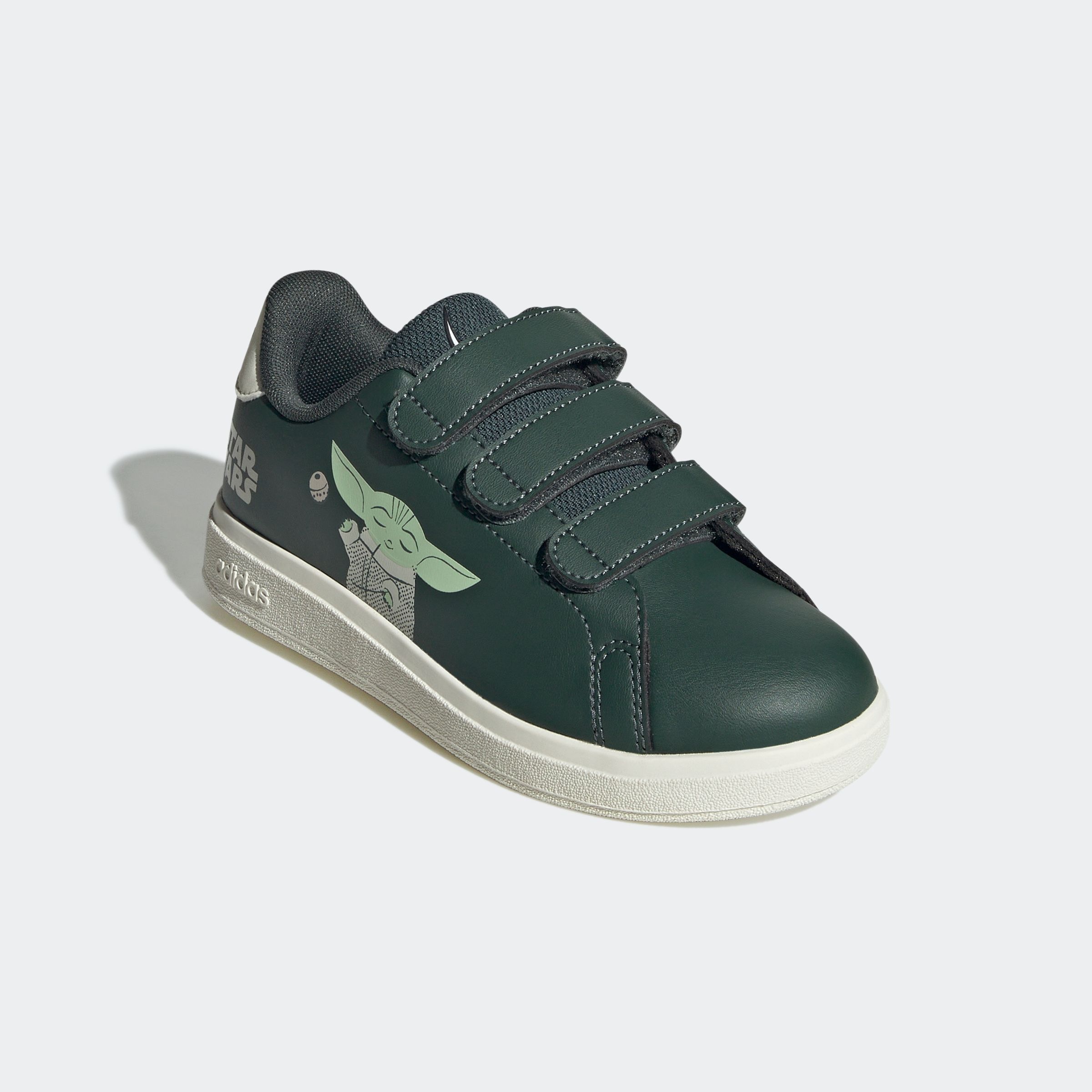 adidas Sportswear Klettschuh »ADVANTAGE MANDALORIAN CF C« Design auf den Spuren des adidas Stan Smith, für Kinder