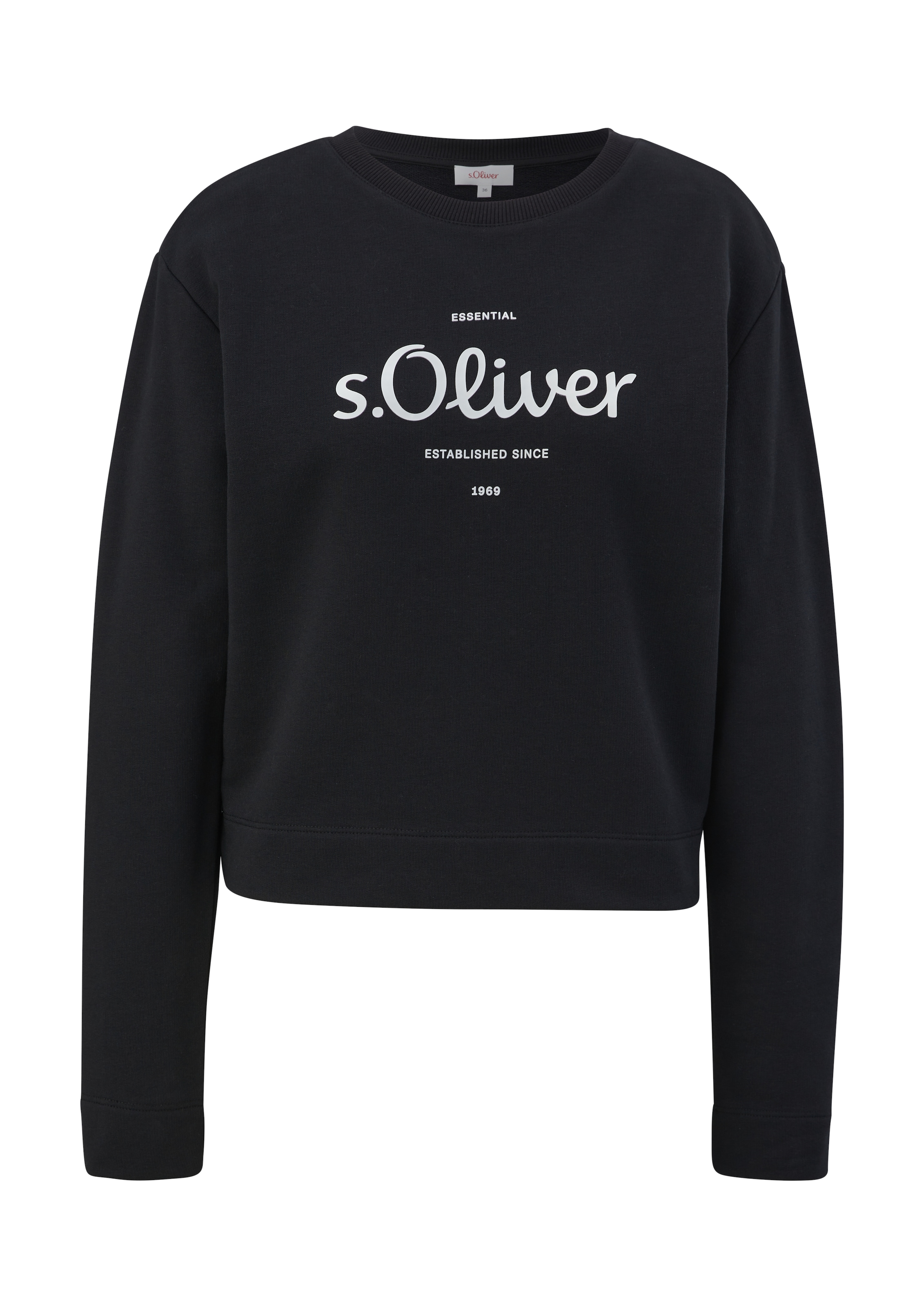 Sweatshirt, kaufen online Jelmoli-Versand Logonamen vorne dem s.Oliver mit |