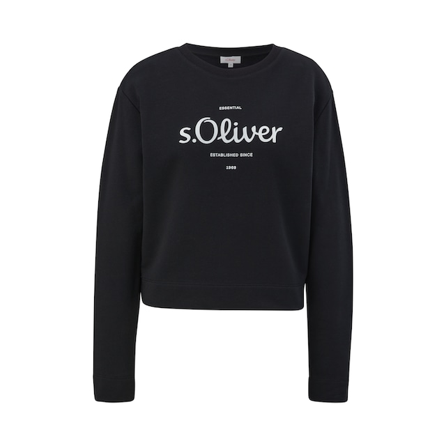 s.Oliver Sweatshirt, mit dem Logonamen vorne online kaufen | Jelmoli-Versand