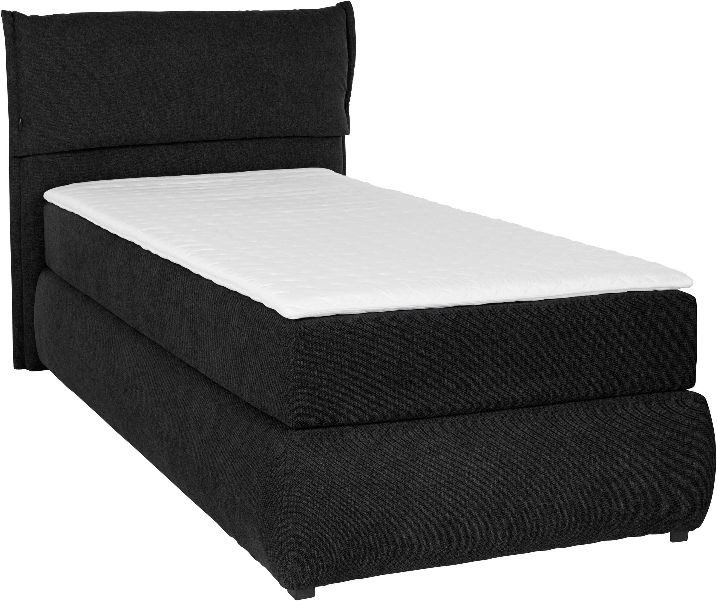andas Boxspringbett »Jenson«, in 4 Farben, 4 Breiten, 3 Matratzenarten in 2 Härtegraden, Topper