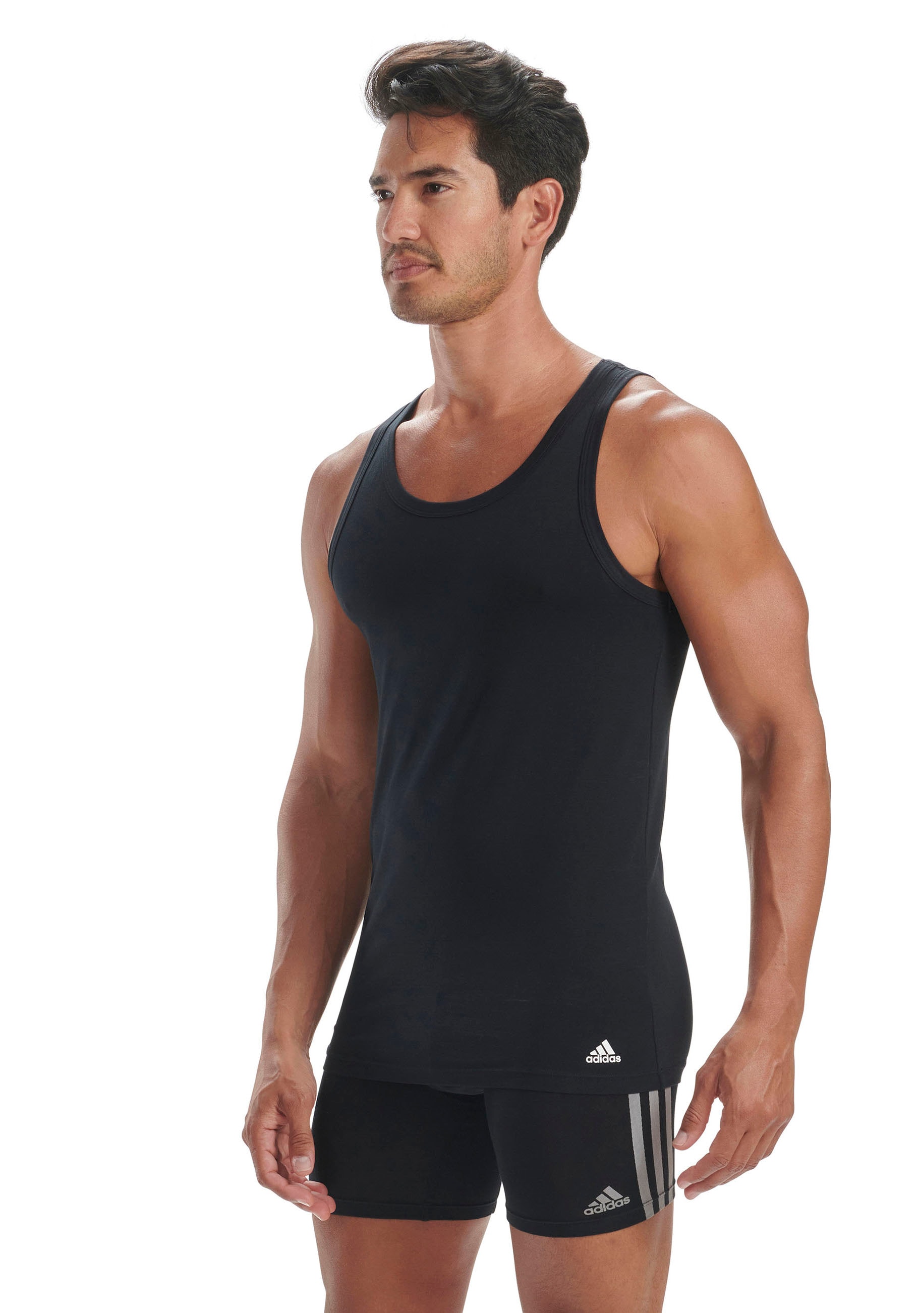 adidas Sportswear Unterhemd »"Active Flex Cotton"«, (2er-Pack), mit multidimensionalem Stretch und Slim Fit