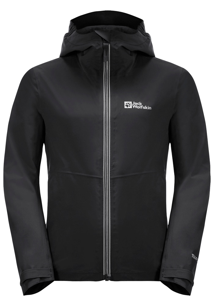 Jack Wolfskin Regenjacke »JWP SHELL K«, mit Kapuze