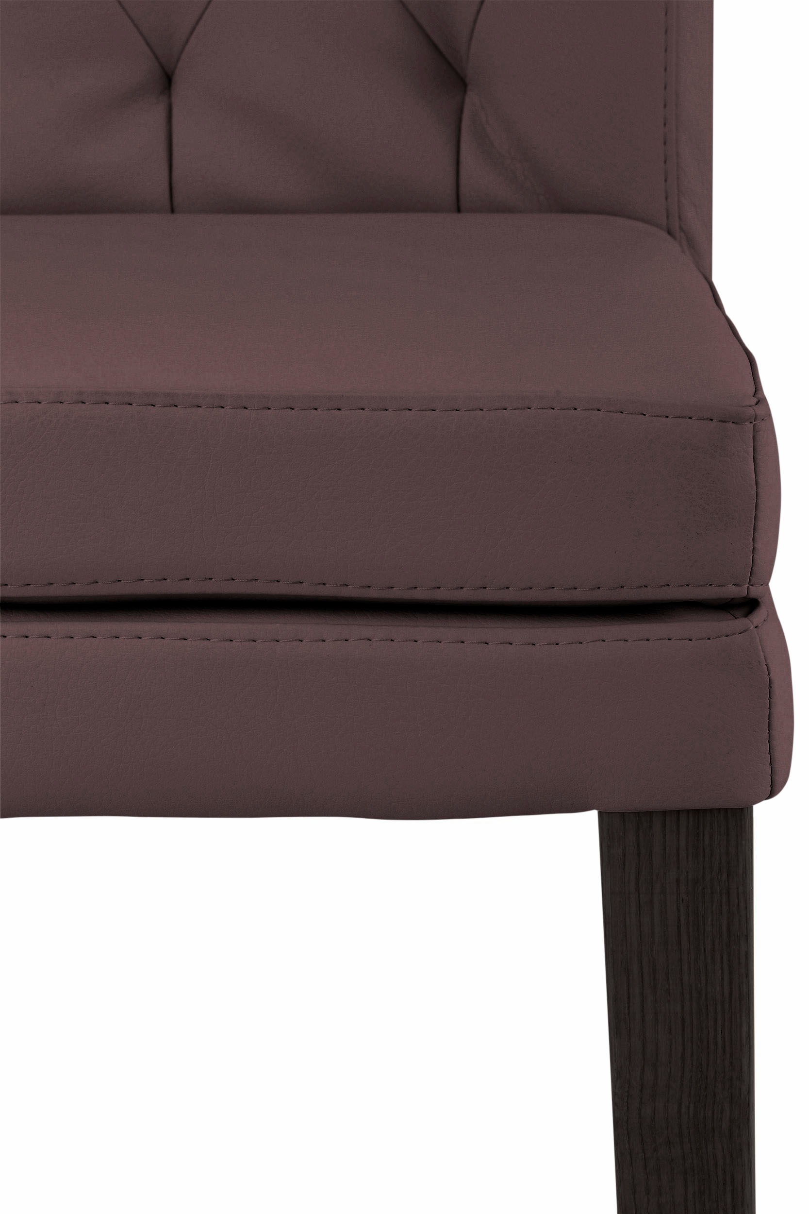 Home affaire 4-Fussstuhl »Colorado«, (Set), 6 St., Kunstleder, Beine aus Buche, wengefarben lackiert, Im 2er, 4er oder 6er-Set