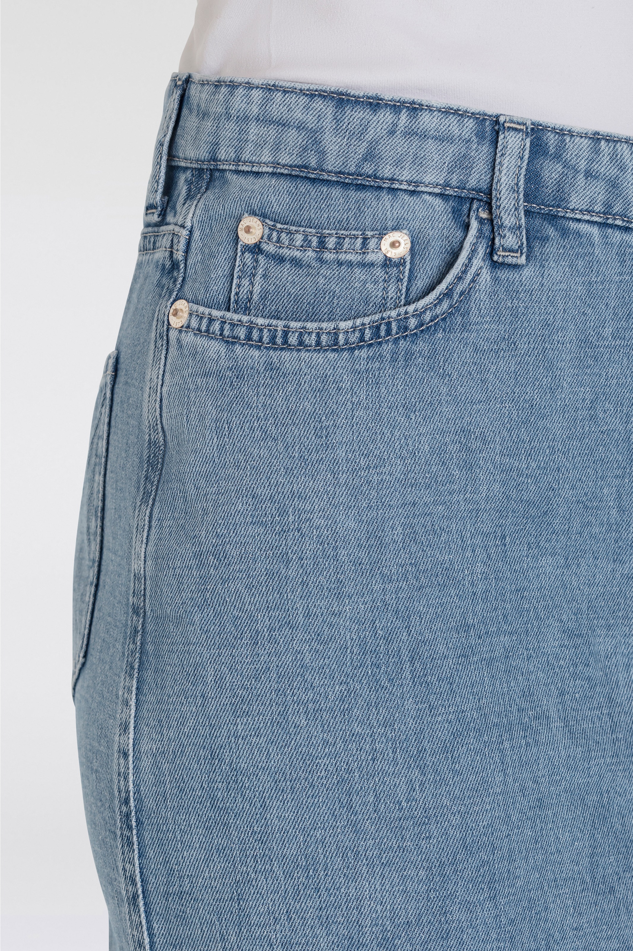MAC Midirock »MIDI SKIRT fringe«, im Five-Pocket Style