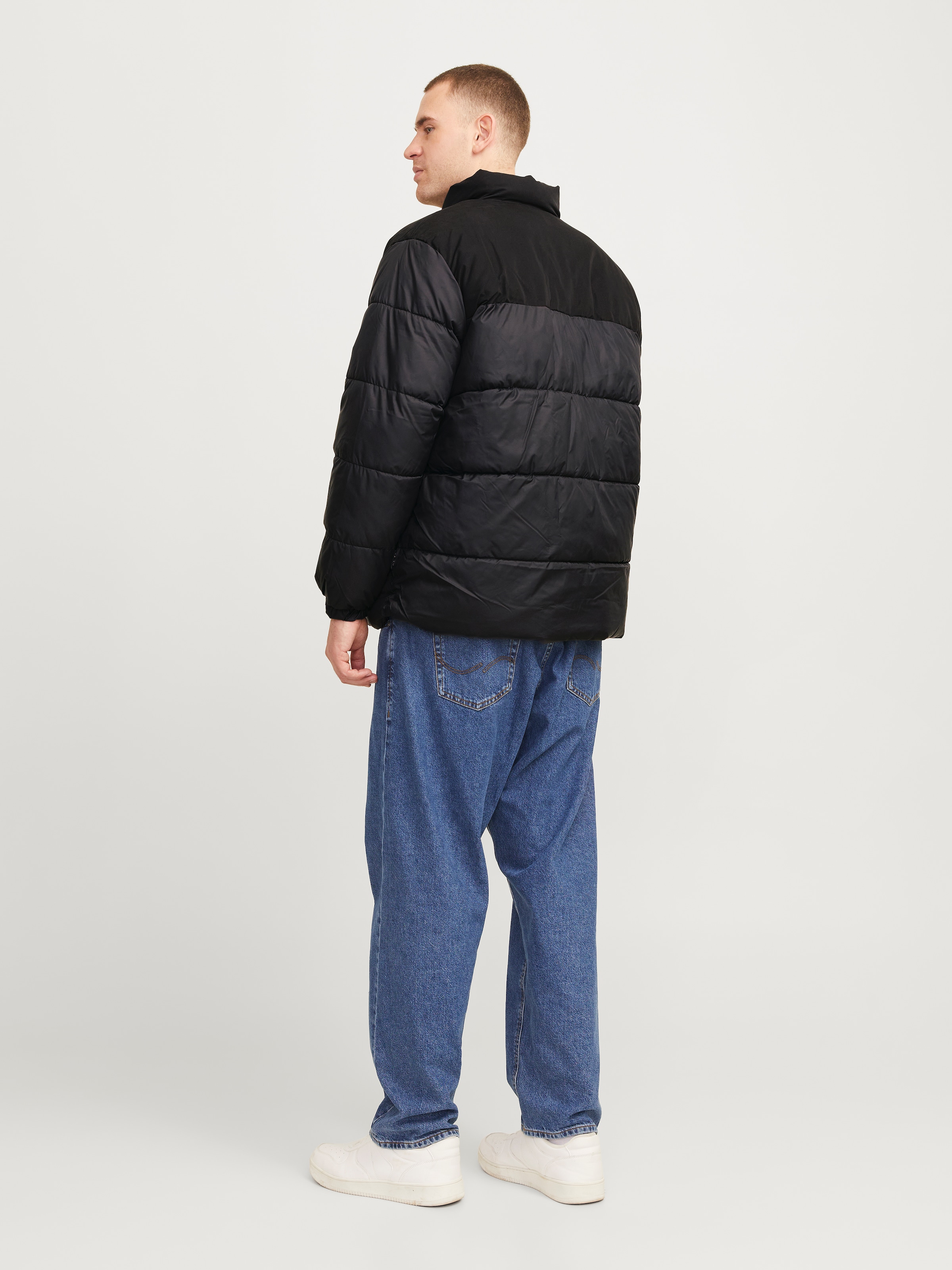 Jack & Jones PlusSize Steppjacke »JJMOON STAND COLLAR PUFFER PLS«