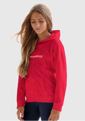 KangaROOS Kapuzensweatshirt, mit Flockdruck kaufen