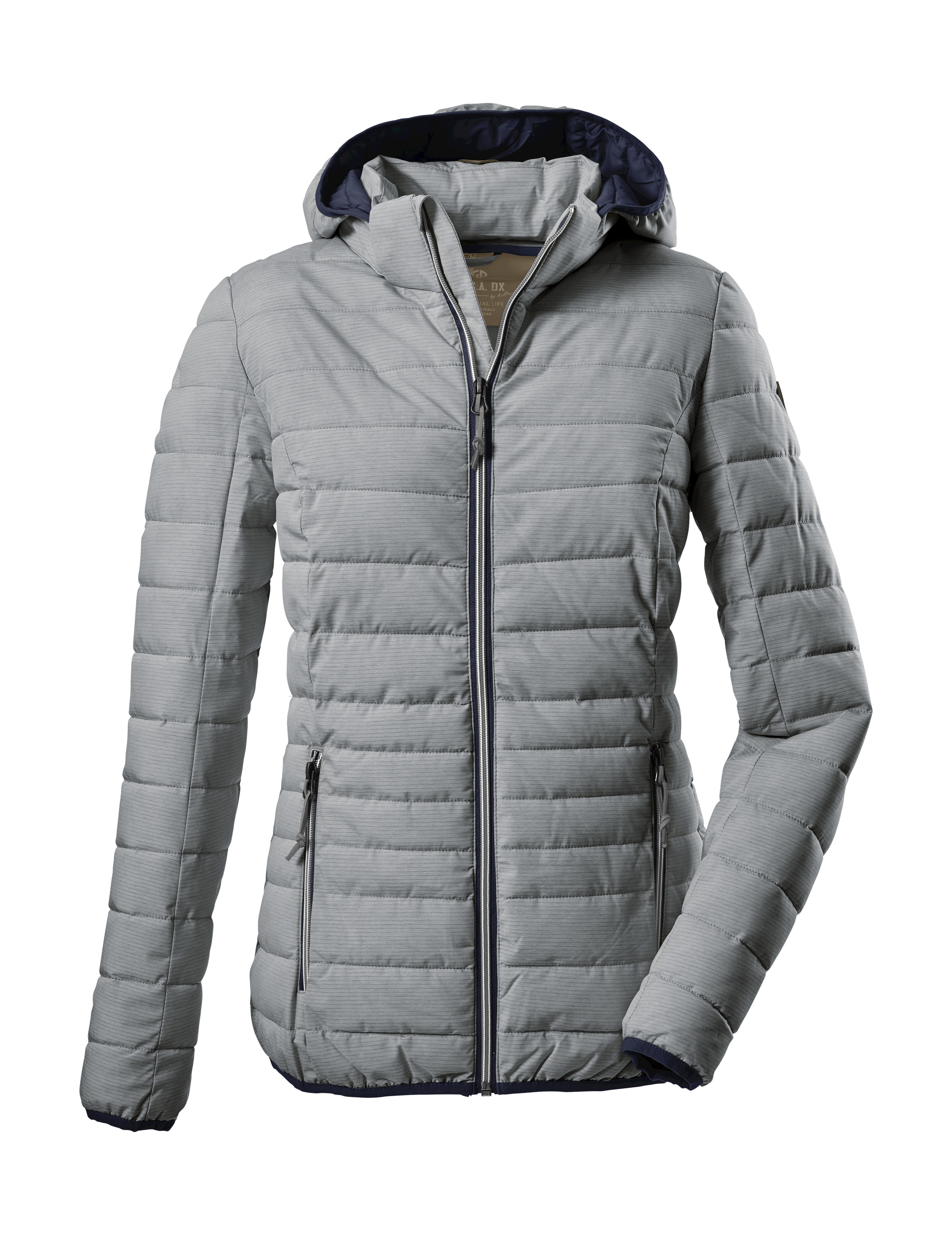 G.I.G.A. DX by killtec Steppjacke »Uyaka Stripe« Leichte, warme Steppjacke mit abnehmbarer Kapuze und Zipper-Taschen