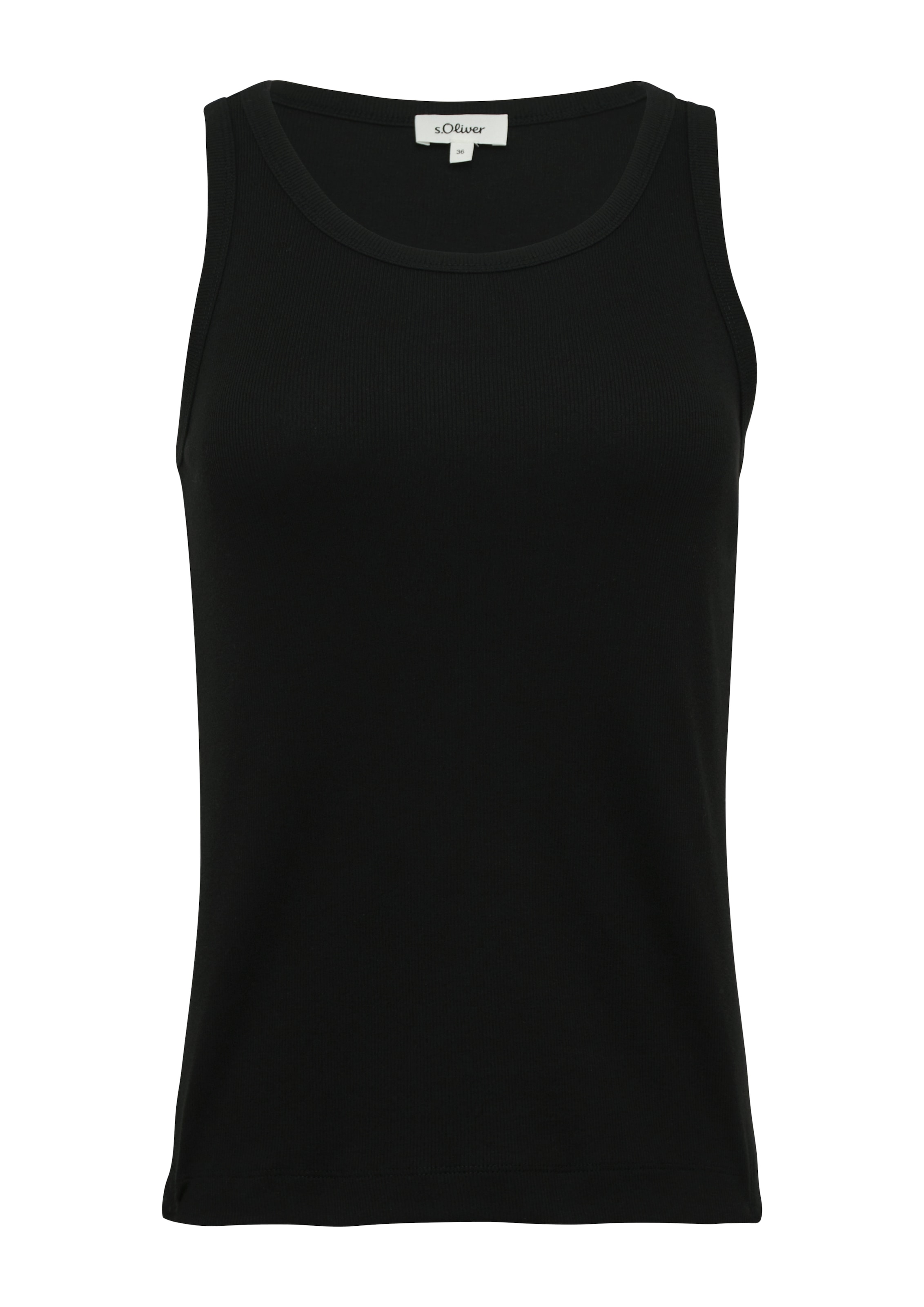 s.Oliver Ripptanktop, mit Rippstruktur