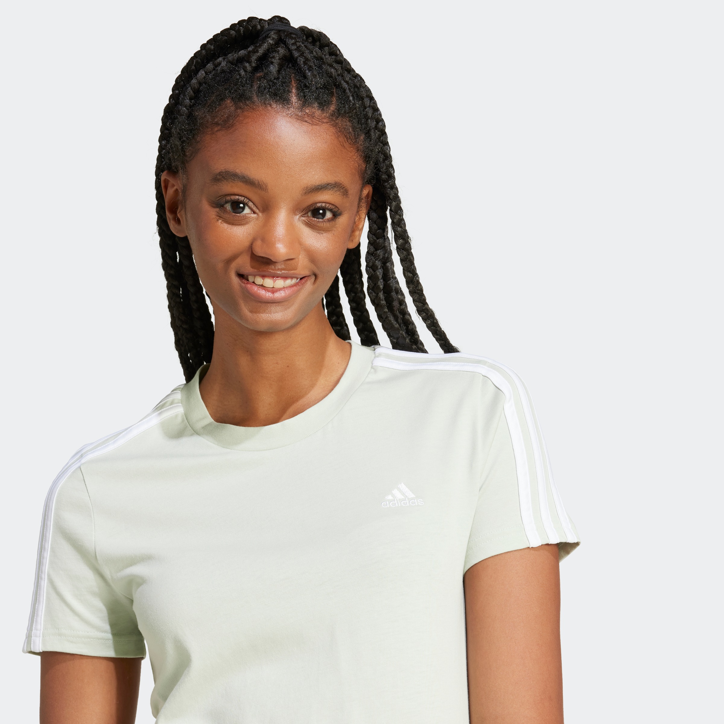 adidas Sportswear T-Shirt »LOUNGEWEAR ESSENTIALS SLIM 3-STREIFEN«