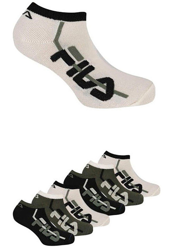 Fila Freizeitsocken »JUNIOR BOY INVISIBLE SOCKS« 6 Paar tlg. Bequemes Fussbett für optimalen Komfort