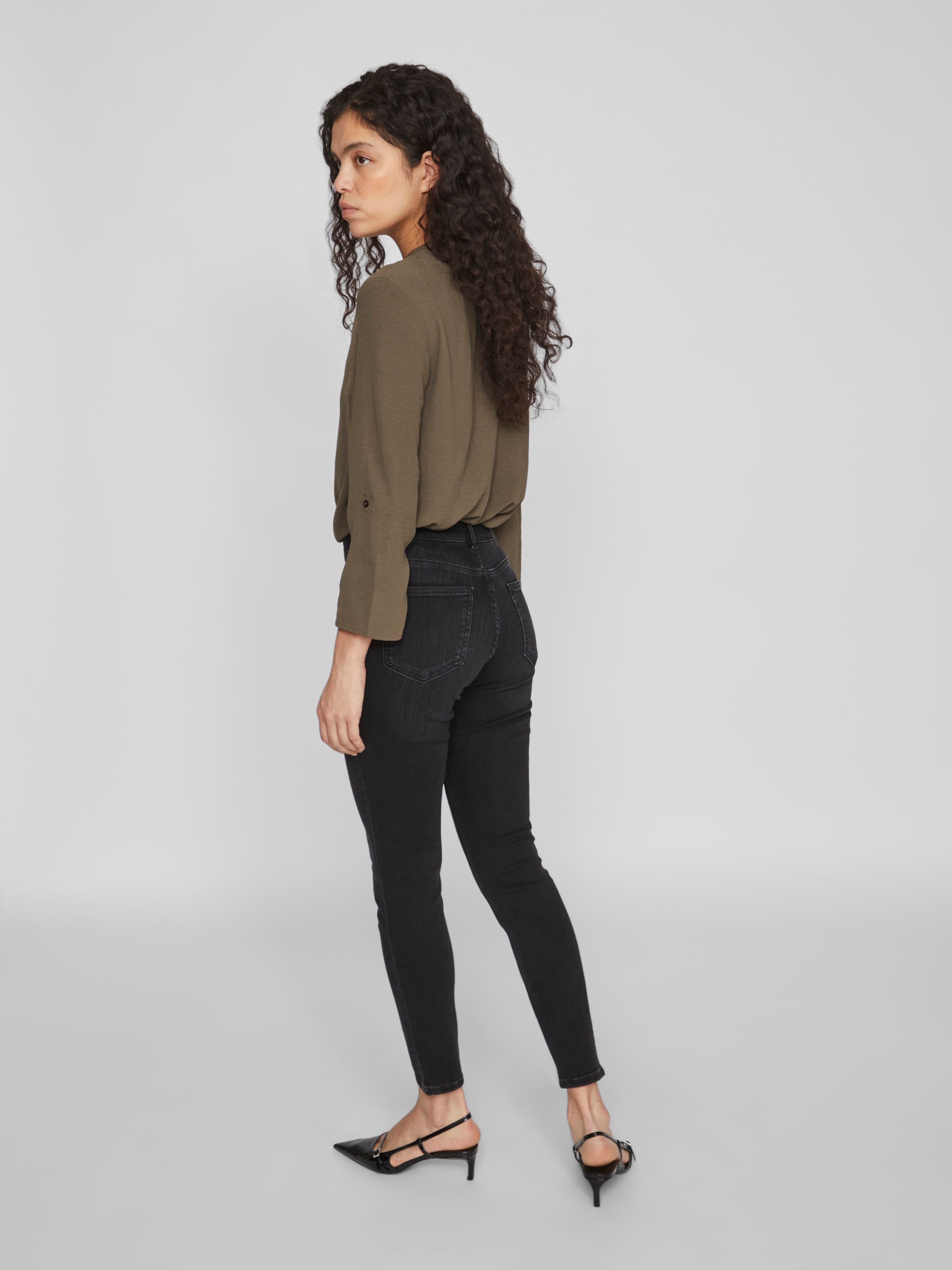 Vila Skinny-fit-Jeans »VISARAH WU01 RW SKINNY JEANS - NOOS«