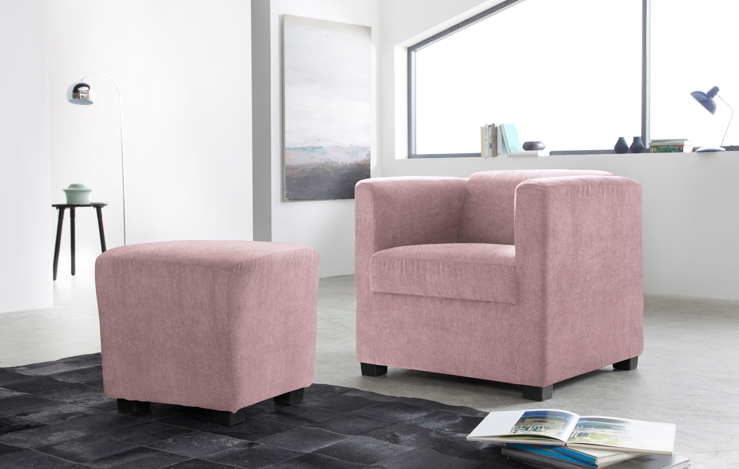 INOSIGN Sessel »Bob Cocktailsessel, Clubsessel, Loungesessel«, in verschiedenen modernen Farben und Qualitäten