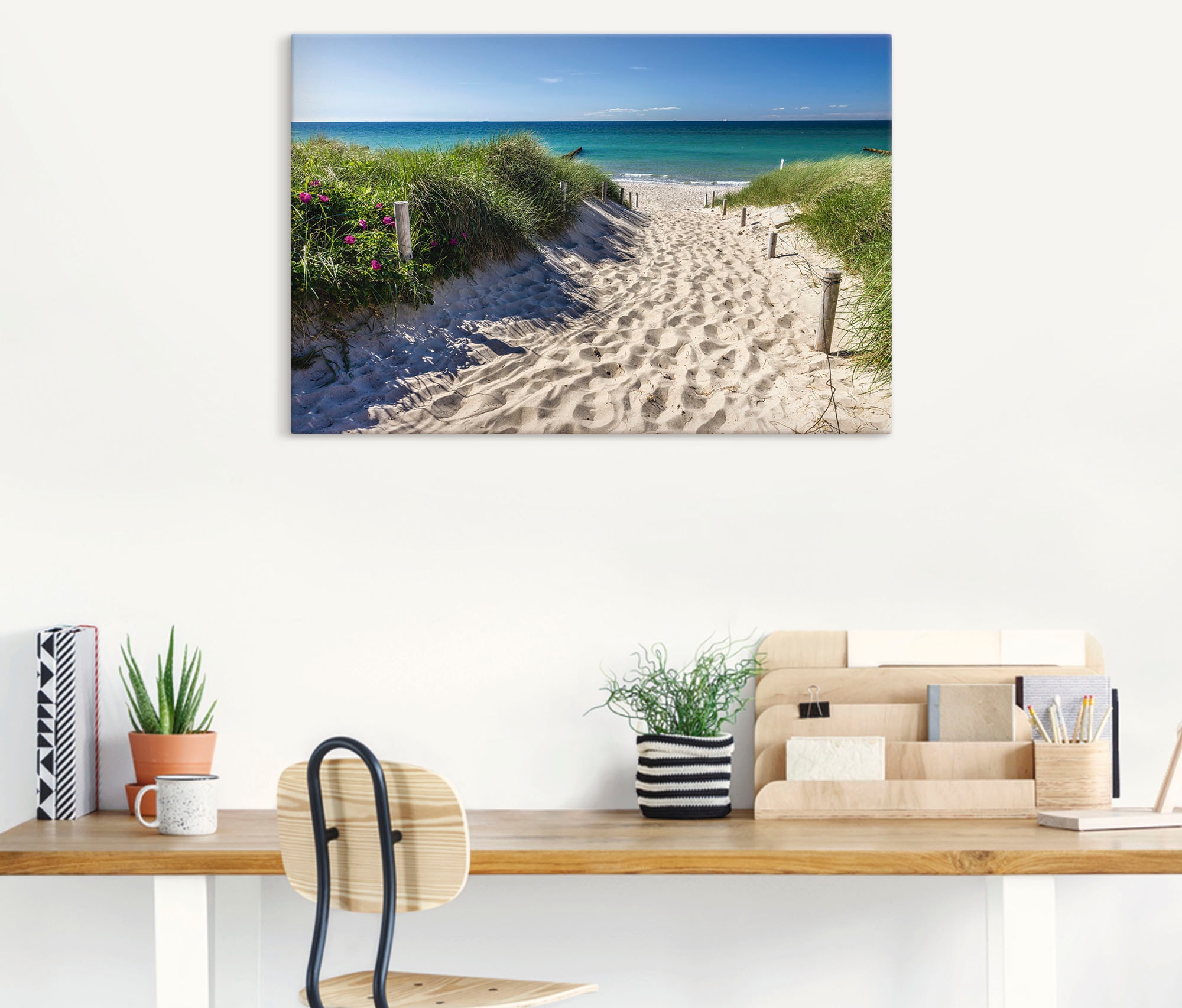 Artland Wandbild »Weg zum Strand an der Ostsee«, Strandbilder, (1 St.)  online shoppen | Jelmoli-Versand