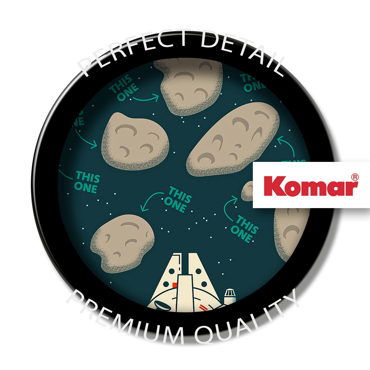 Komar Wandbild »Star Wars Close Call«, Disney, (Set, 1 St.), 50 x 70 cm (Breite x Höhe) - Kinderzimmer, Dekoration
