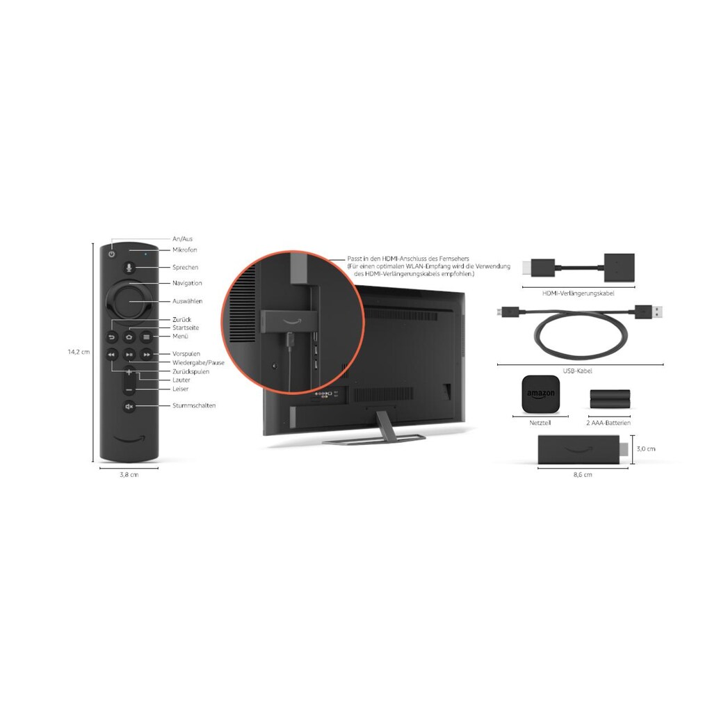 Amazon Streaming Boxen »Fire TV Stick 2020«