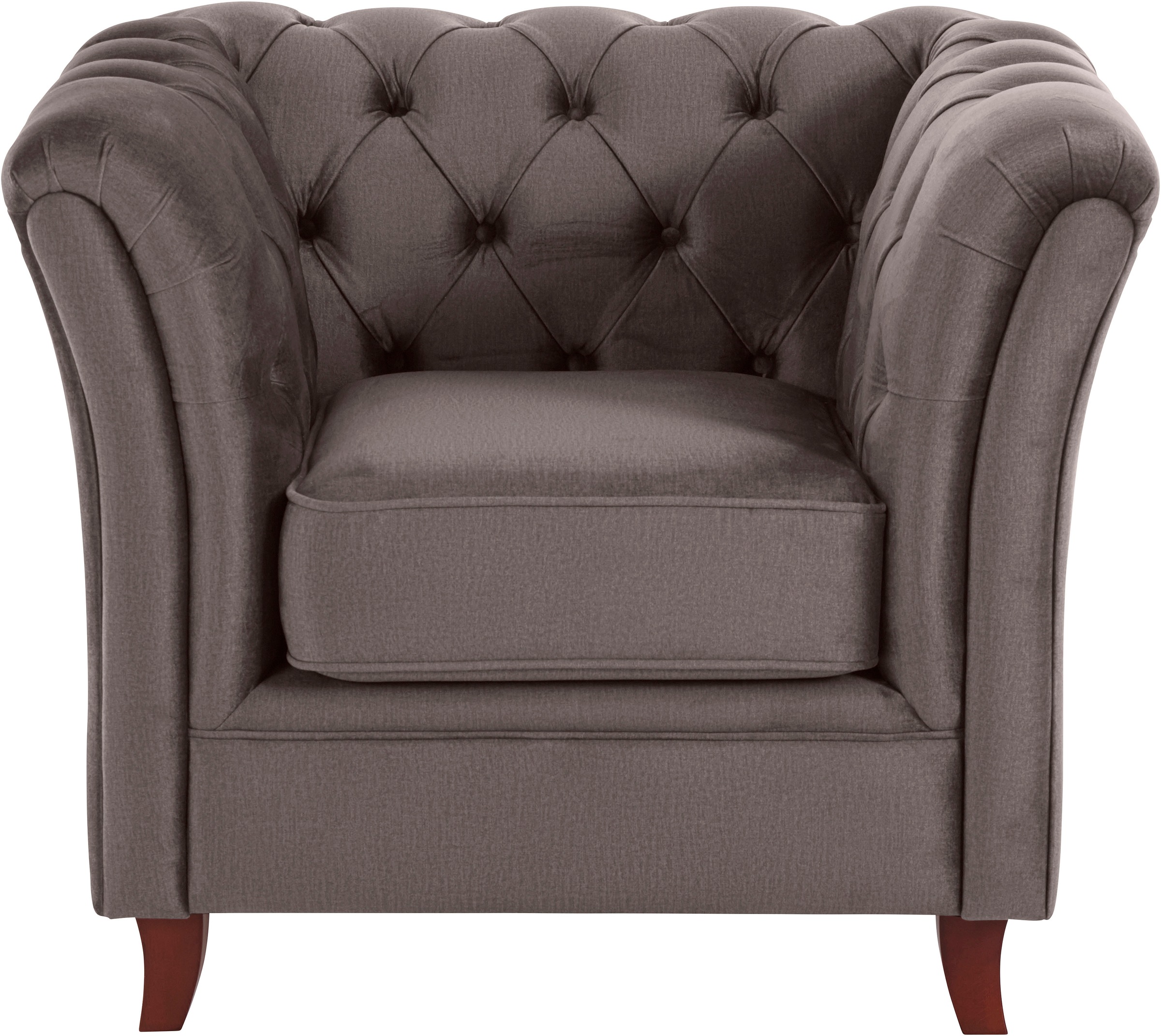 Home affaire Chesterfield-Sessel »Reims Cocktailsessel, Sessel«, mit echter Chesterfield-Knopfheftung, hochwertige Verarbeitung