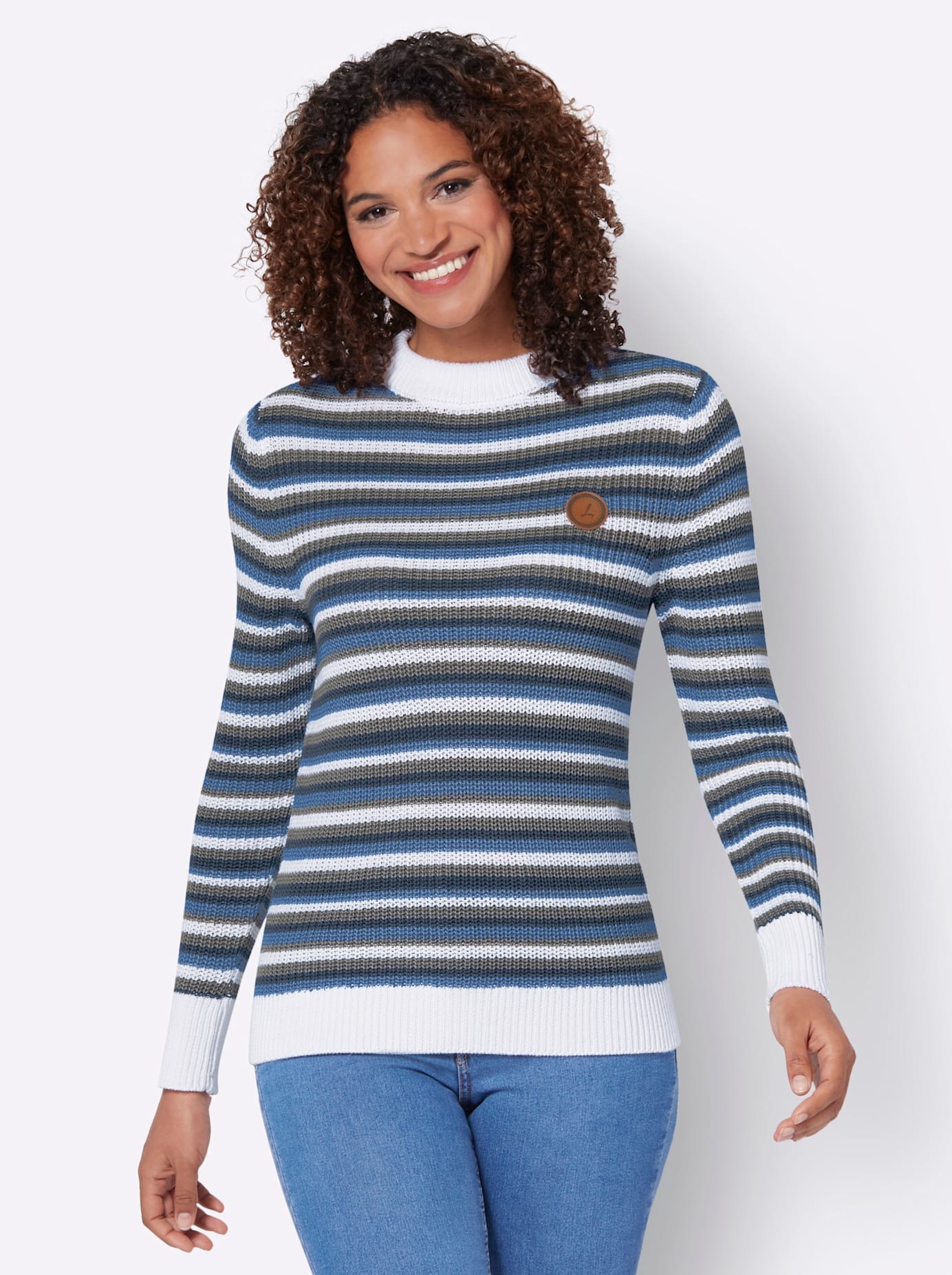 Casual Looks Streifenpullover »Pullover«