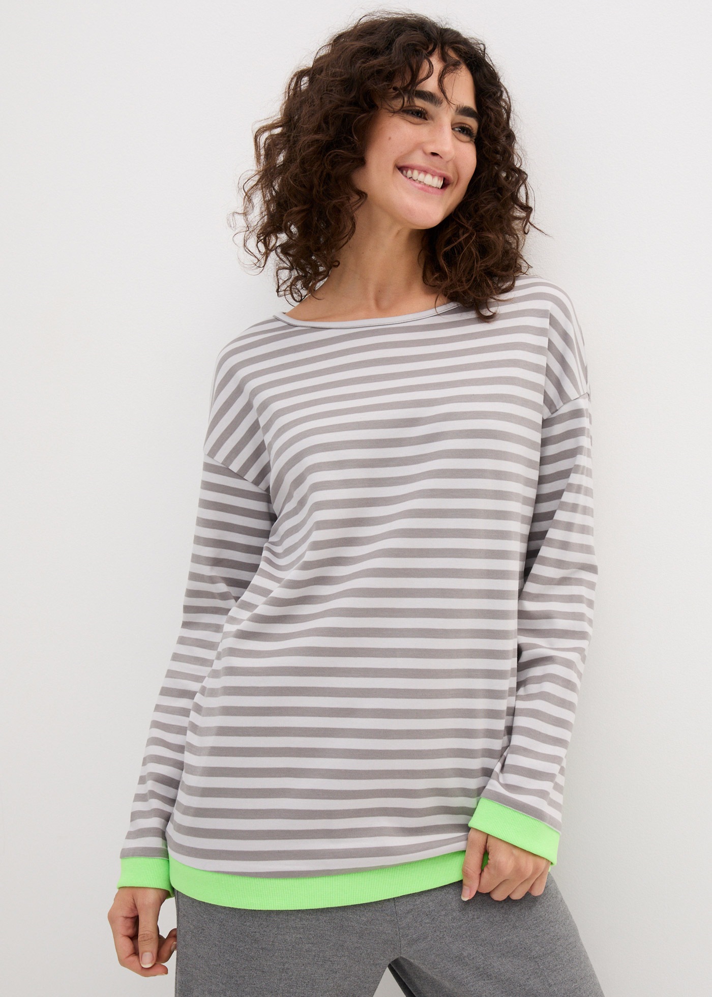 bonprix Langarmshirt »Langarmshirt« Langarmshirt