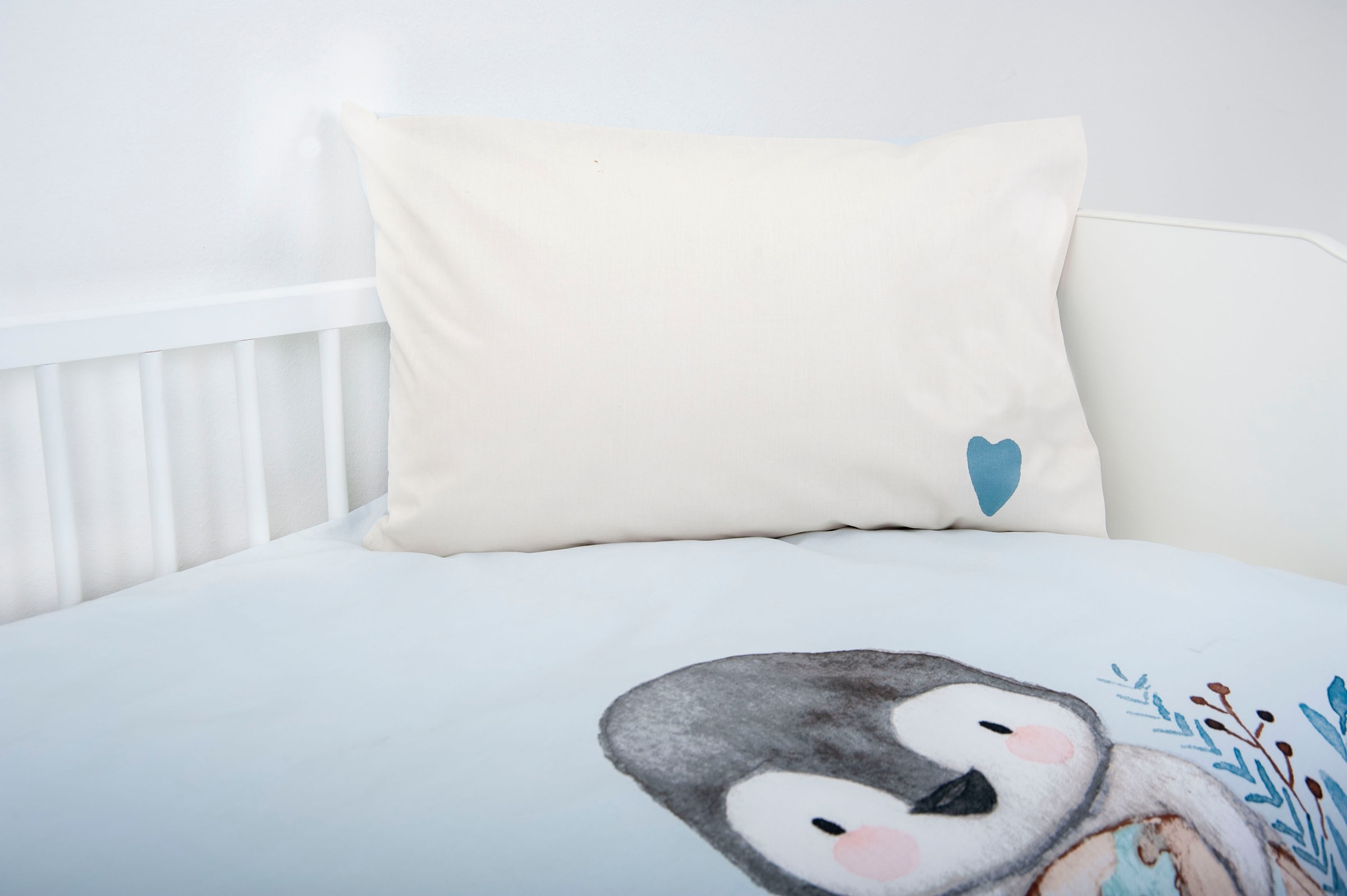 Baby Best Babybettwäsche »Pinguin«, mit liebevollem Motiv