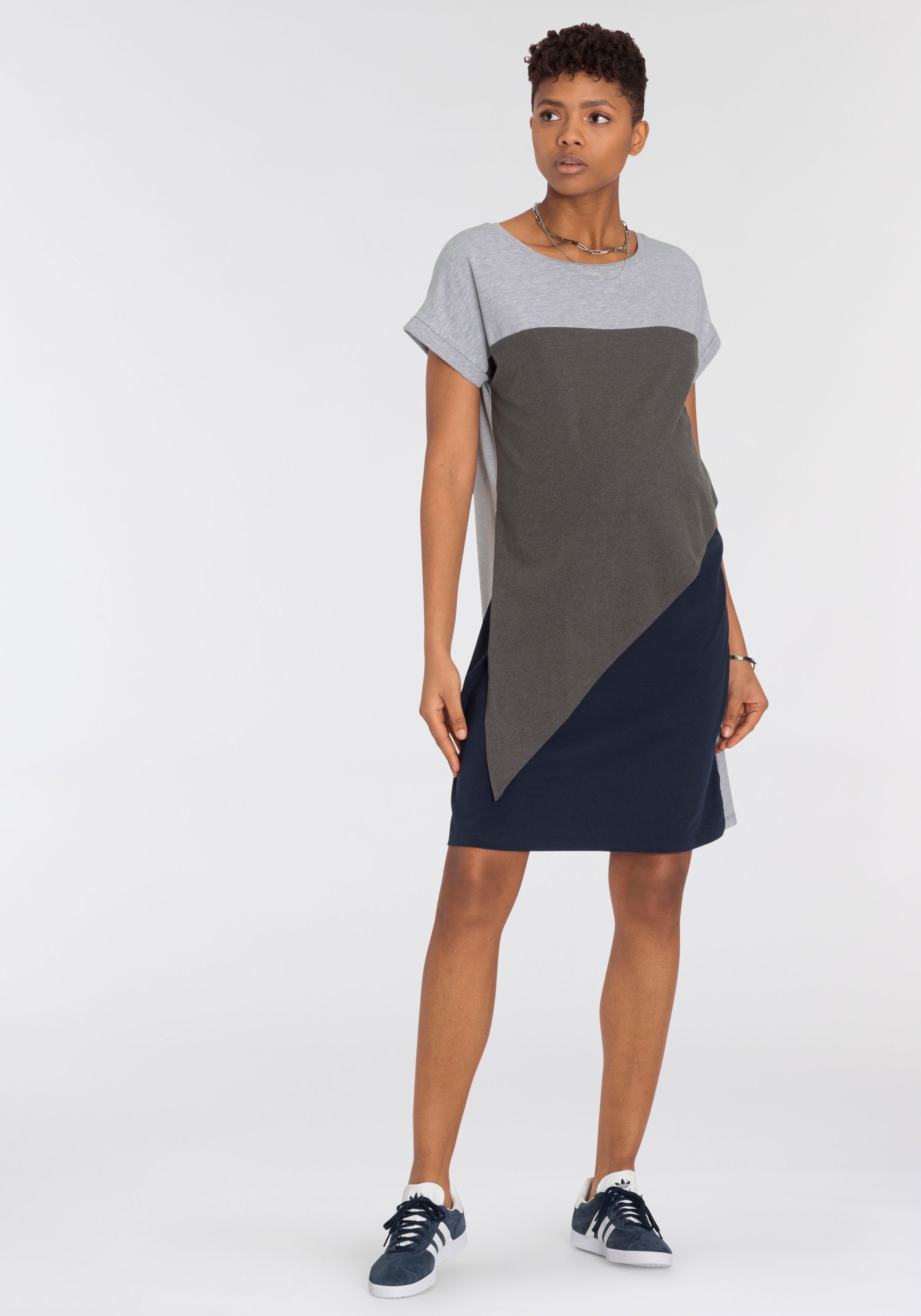 Neun Monate Umstandskleid »Powered by Flashlights«, Colorblocking kaufen