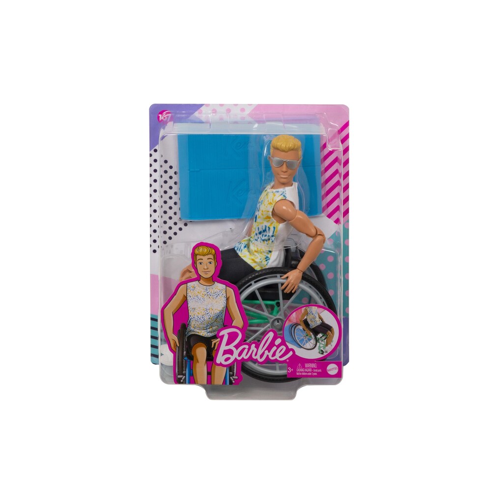 Barbie Spielfigur »Puppe Fashionistas Ken mit Rollstuhl«